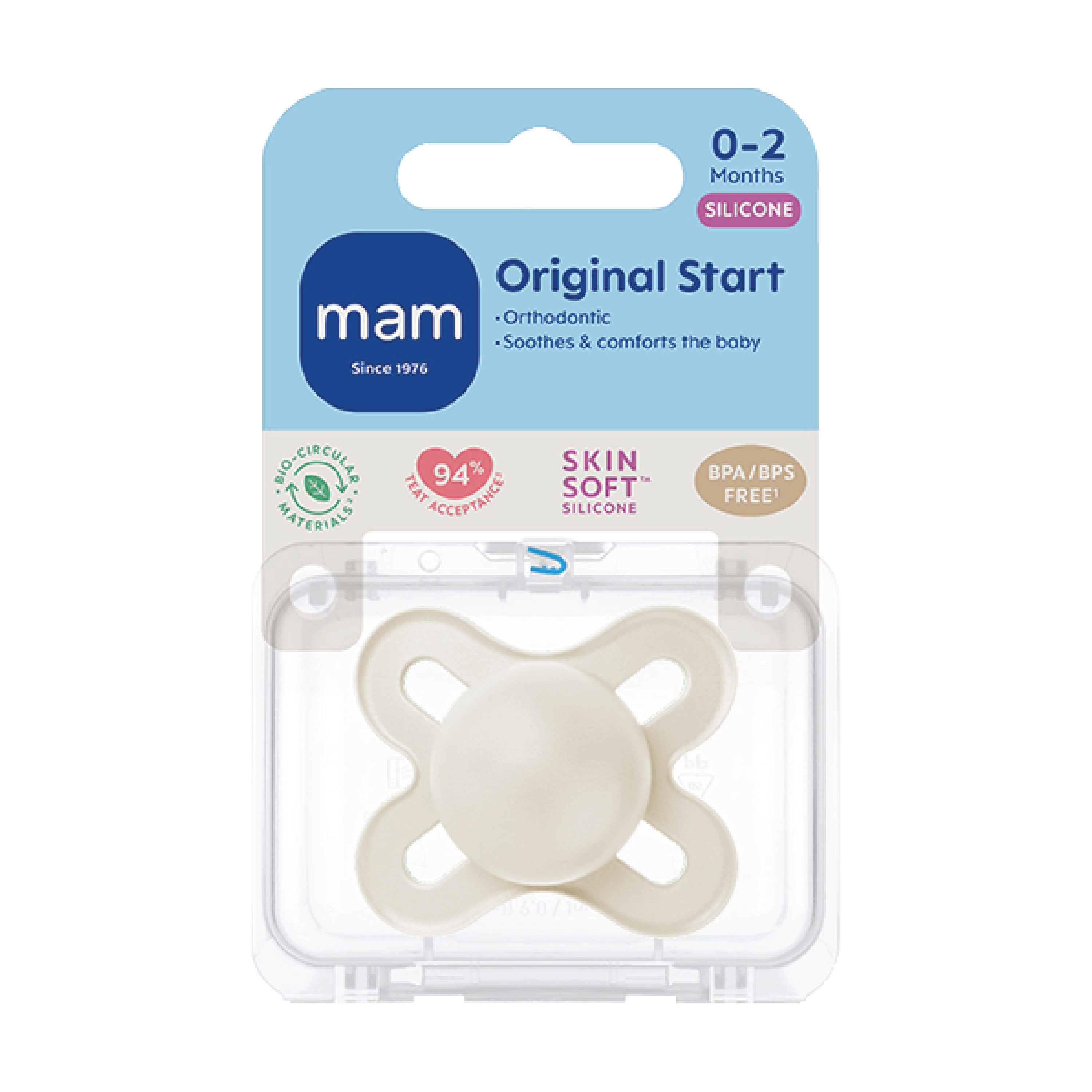 MAM Original Start Smokk, 0-2 mnd, beige, 1 stk.