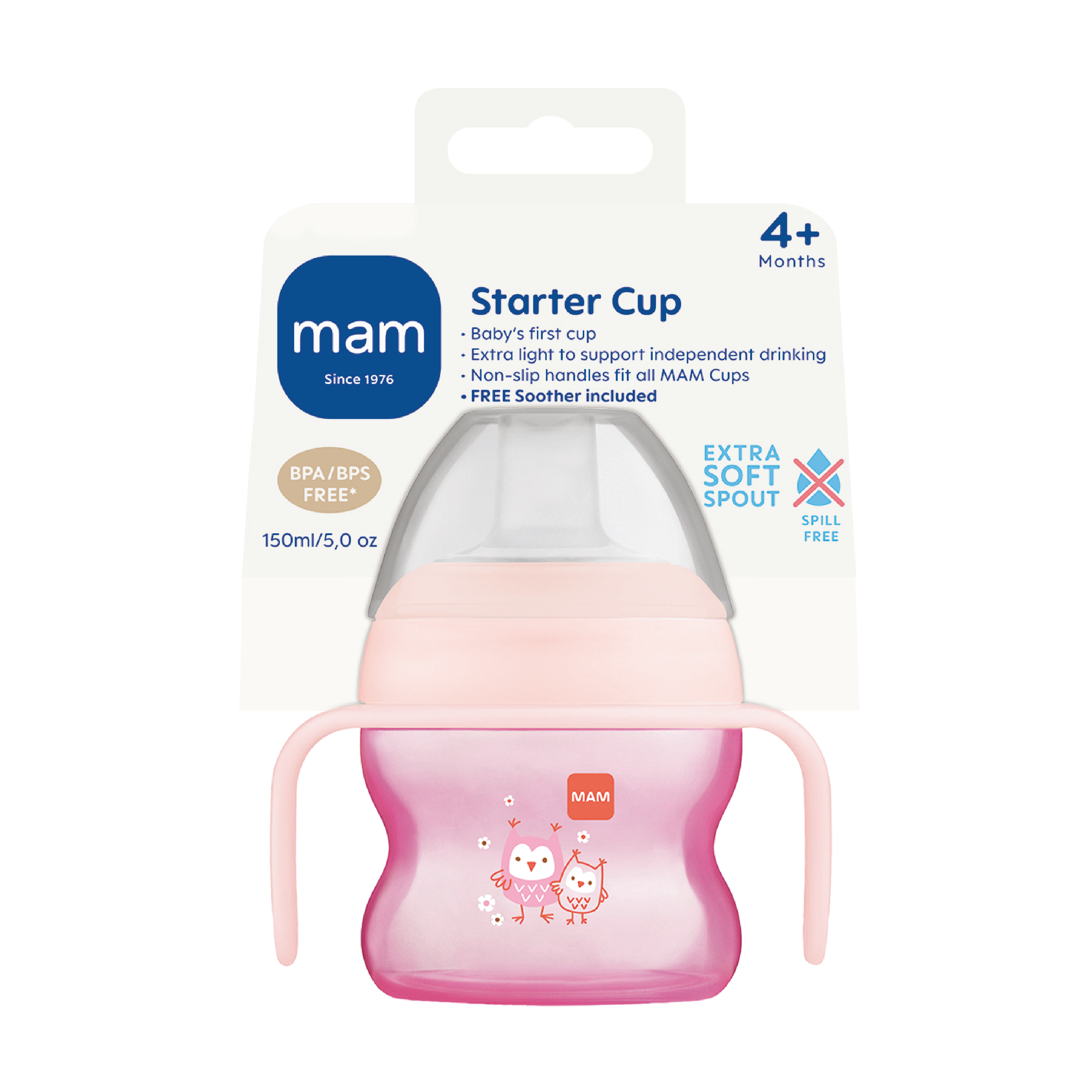 MAM Starter Cup, Rosa, 150 ml