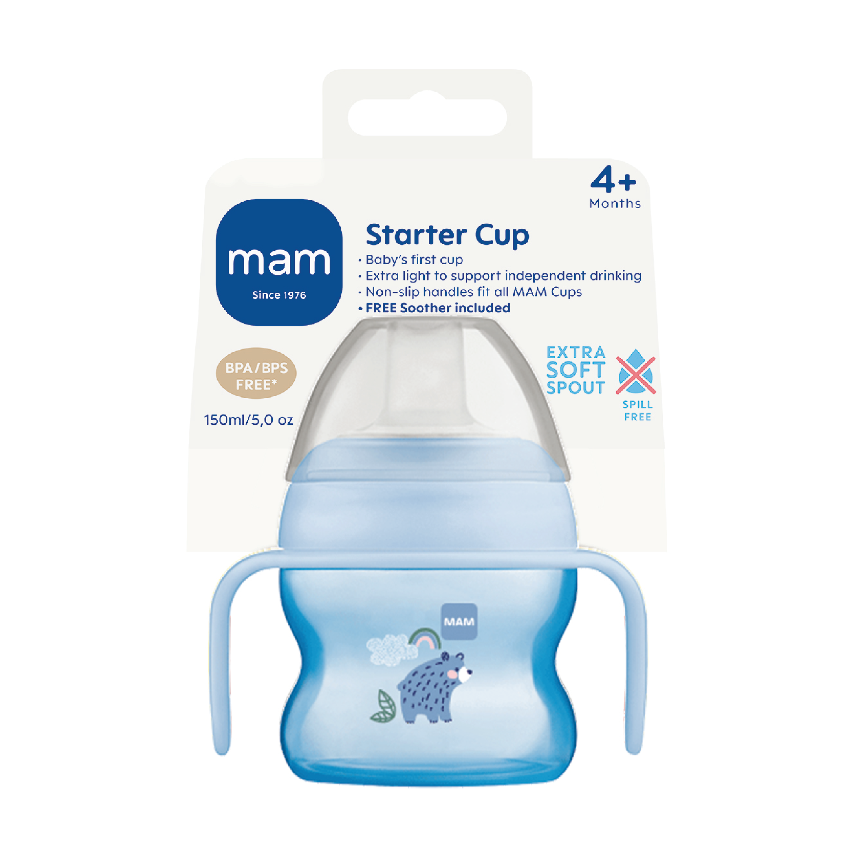 MAM Starter Cup, Blå, 150 ml