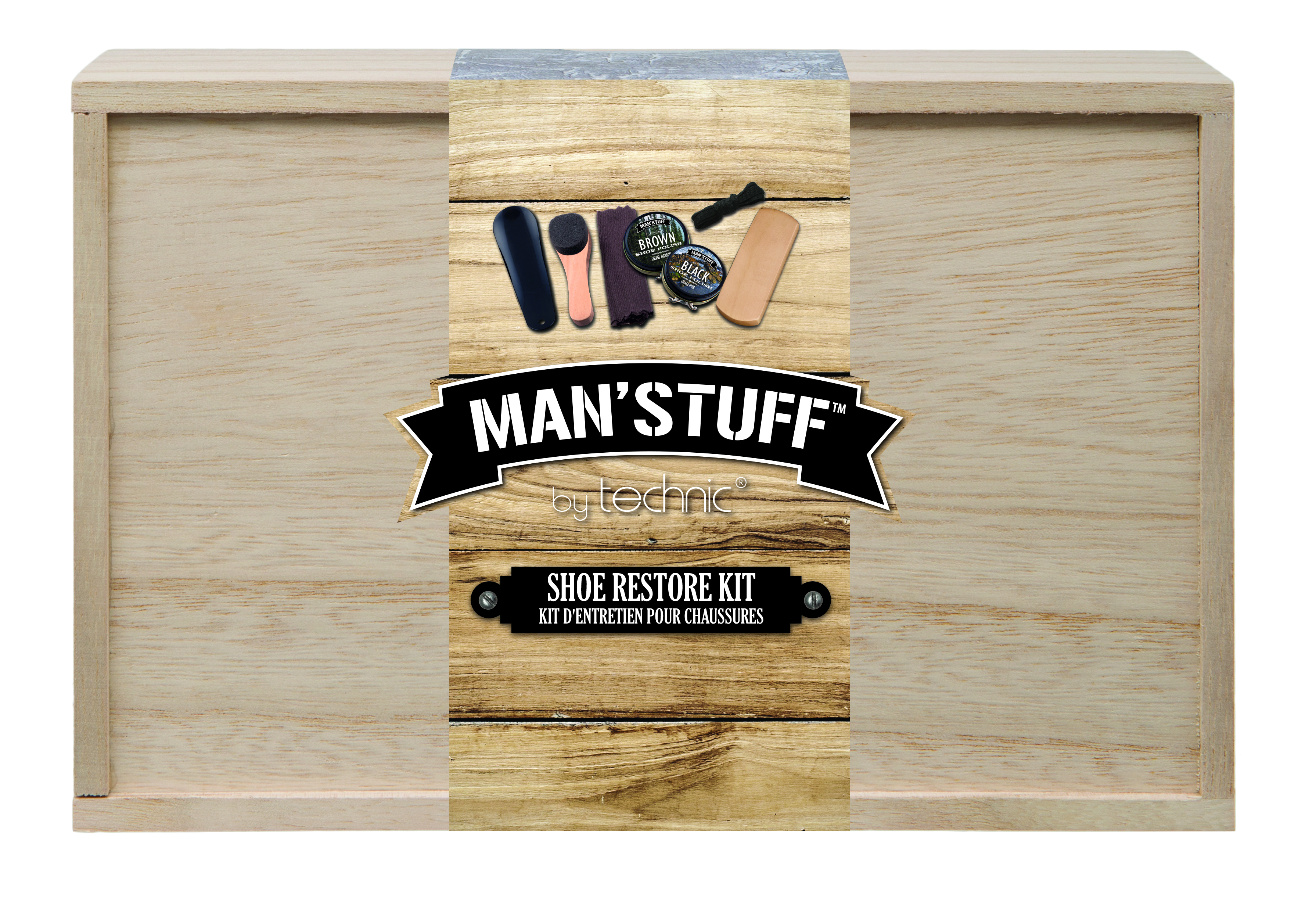 Manstuff Shoe restore kit box, 1 sett