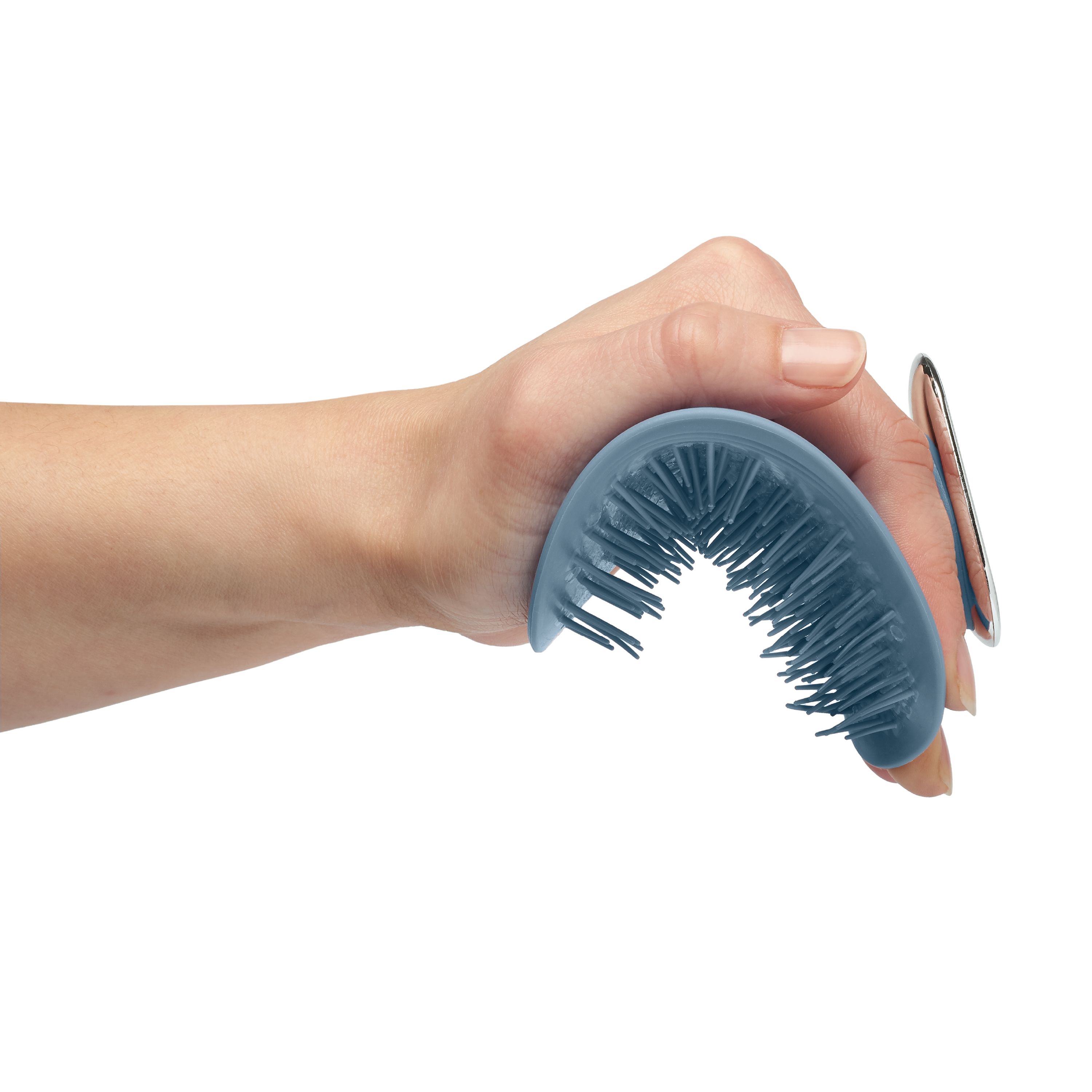 MANTA Mirror Hårbørste, Blå, 1 stk.