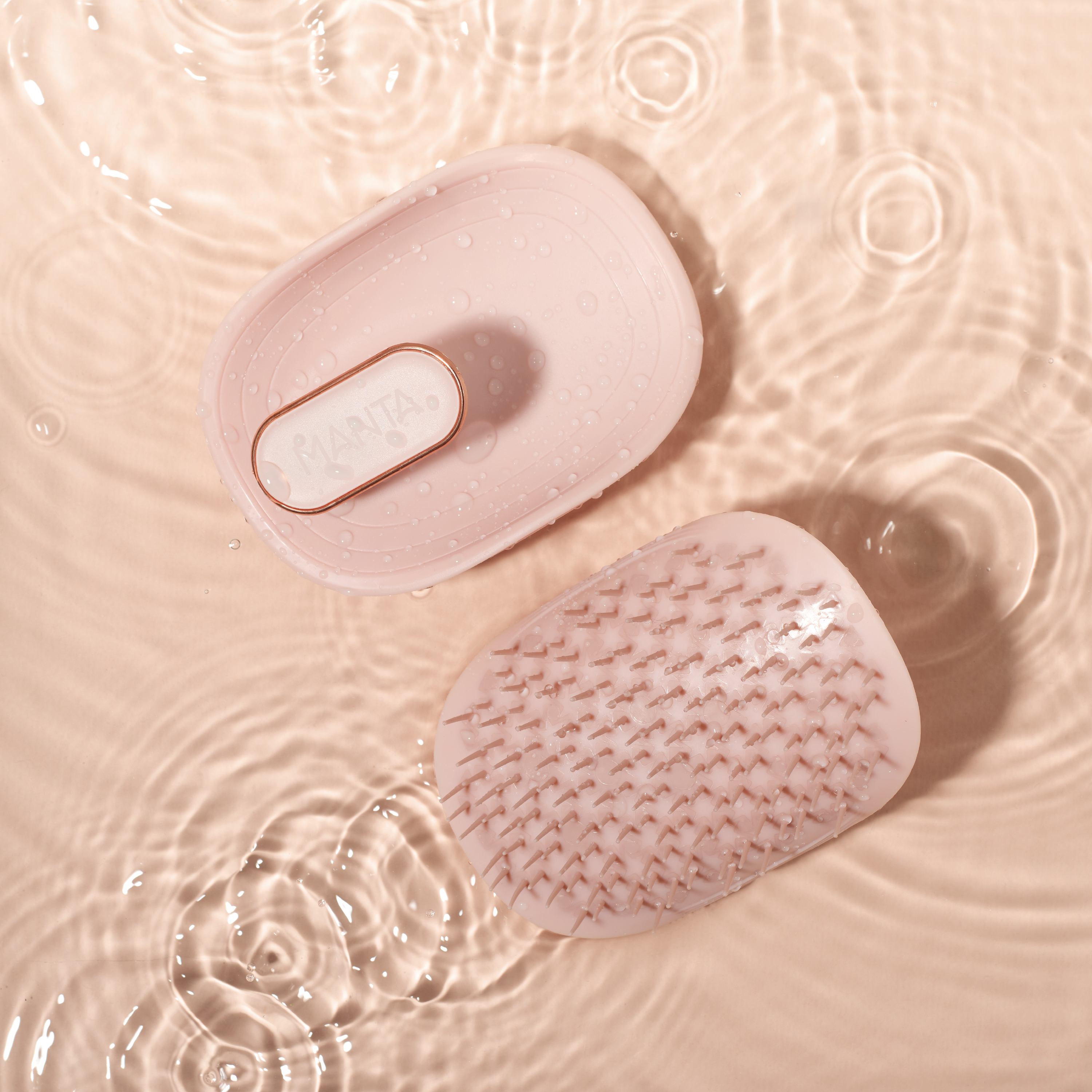 MANTA Original Hårbørste, Rosa, 1 stk.