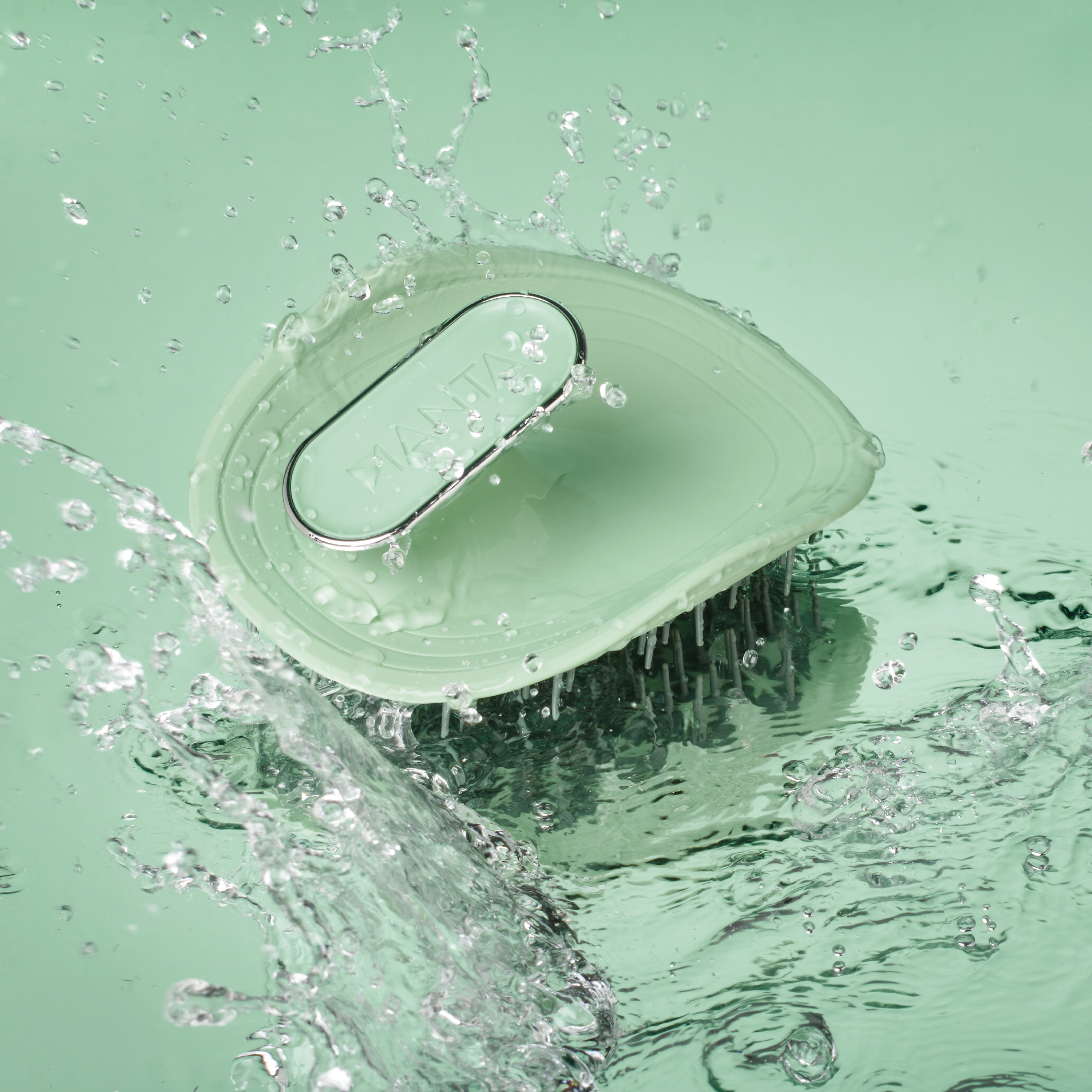 MANTA Original Hårbørste, Grønn, 1 stk.