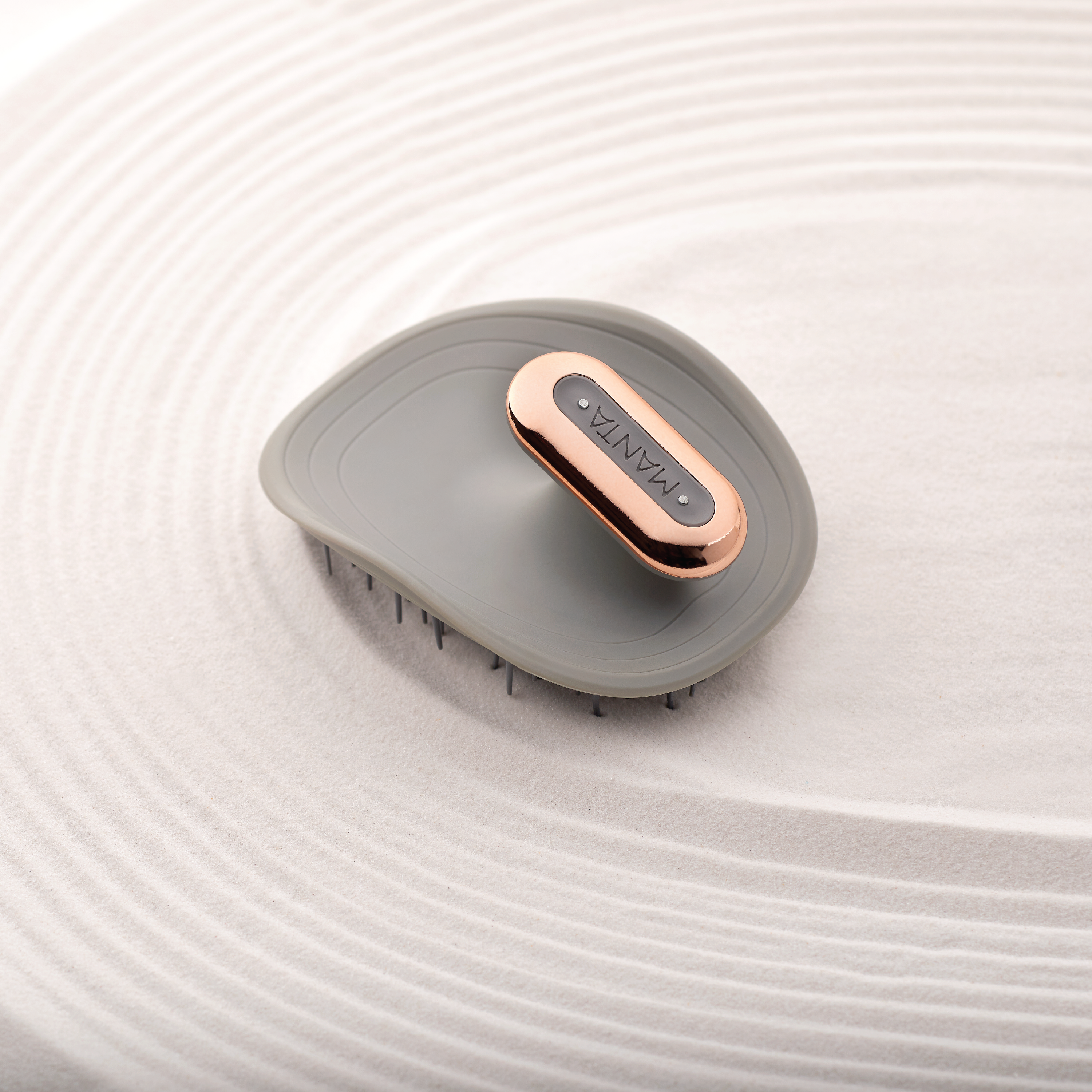 MANTA Pulse Elektrisk Hårbørste, Grå, 1 stk.