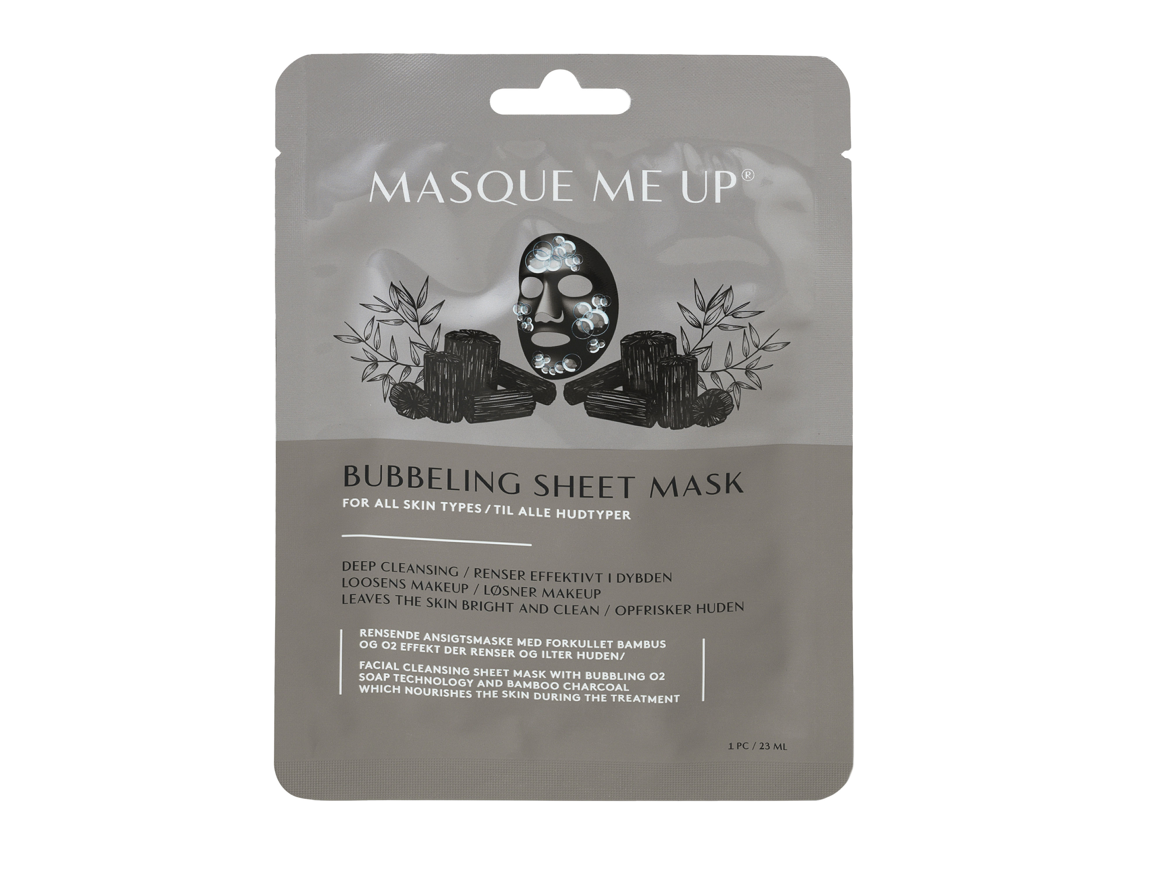 Masque Me Up Bubbeling Sheet Maske, 25 ml