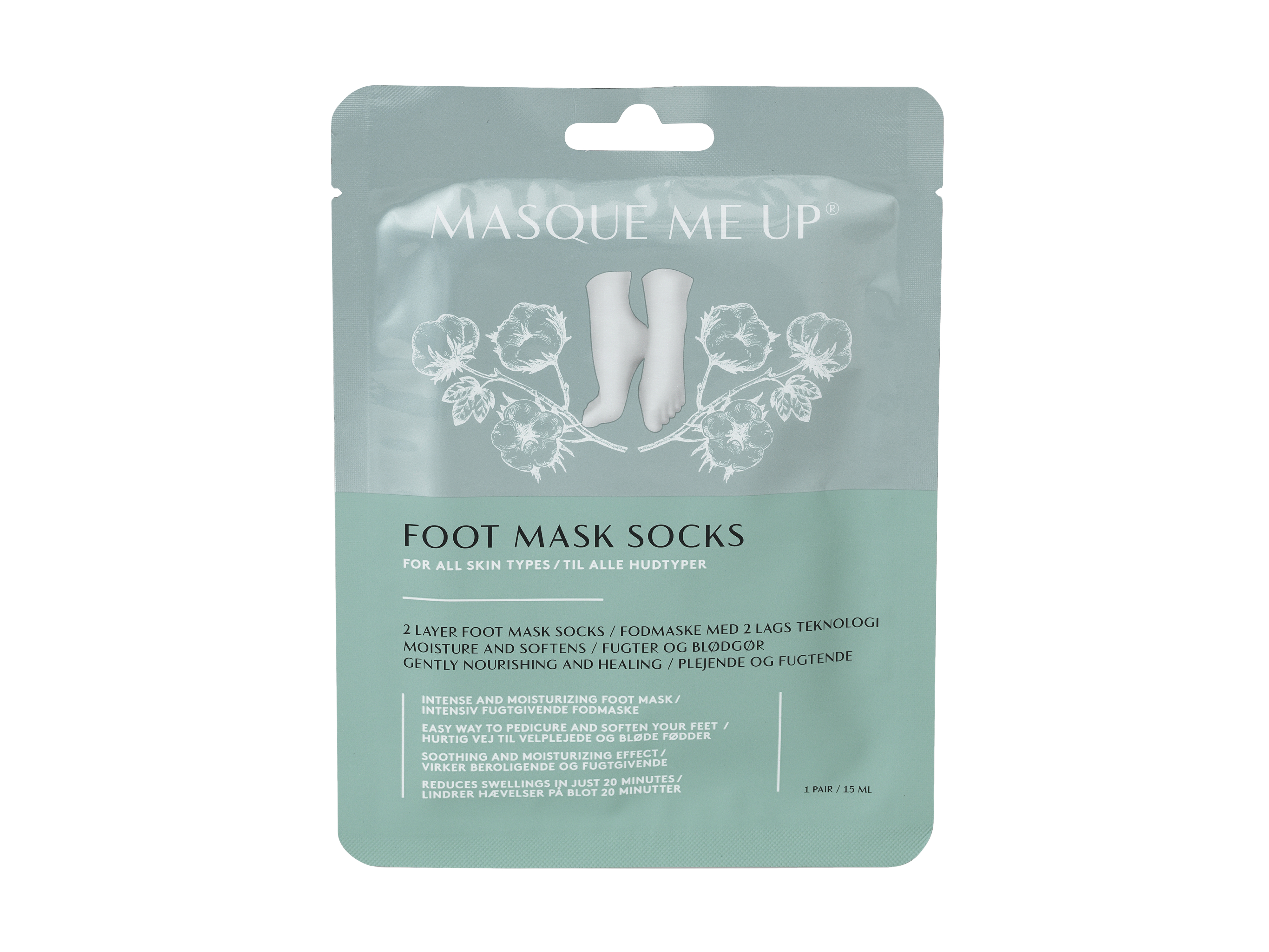 Masque Me Up Foot Mask Sock, 1 par
