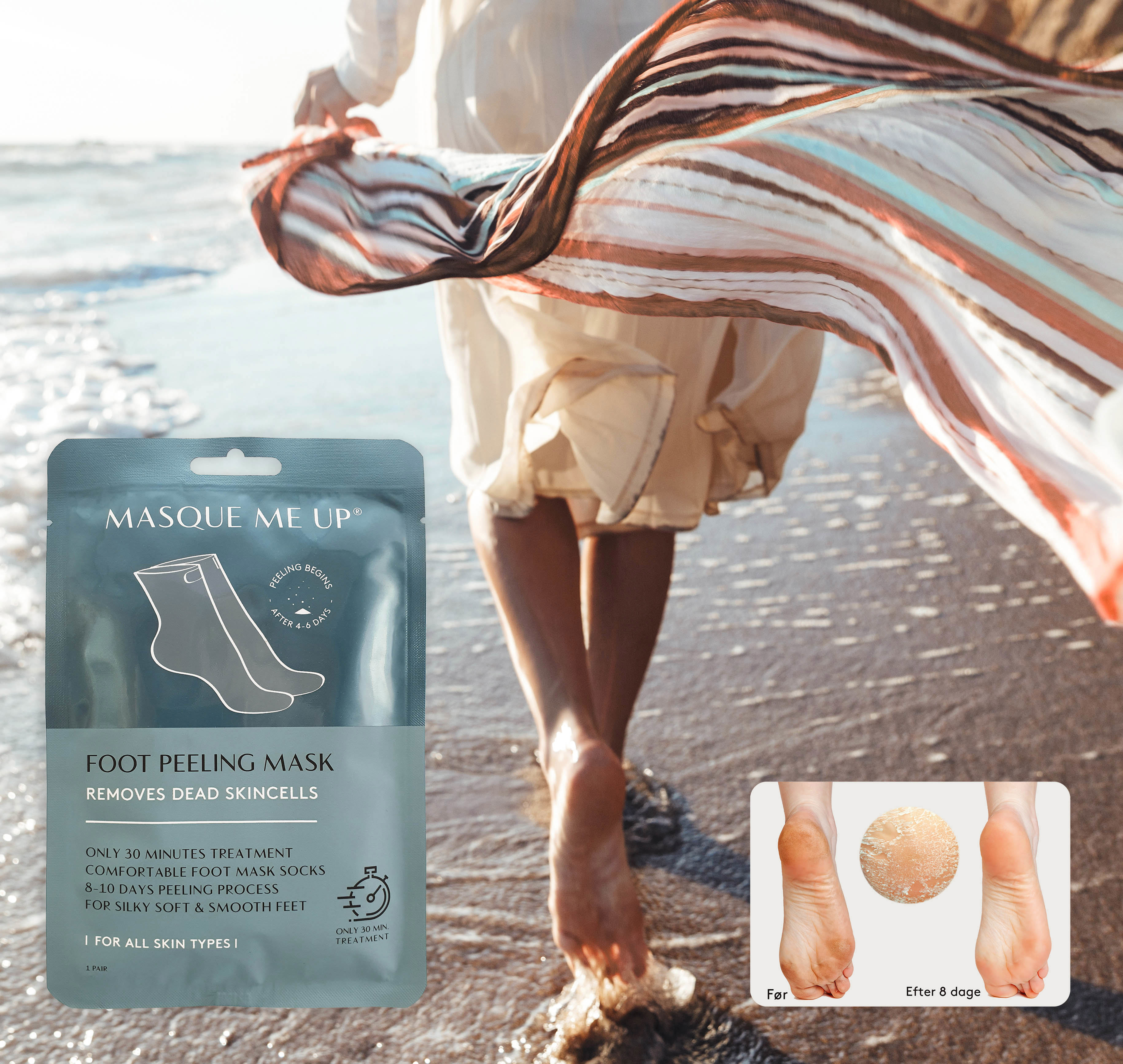 Überschallgeschwindigkeit Wunsch Müsli masque me up foot peeling mask