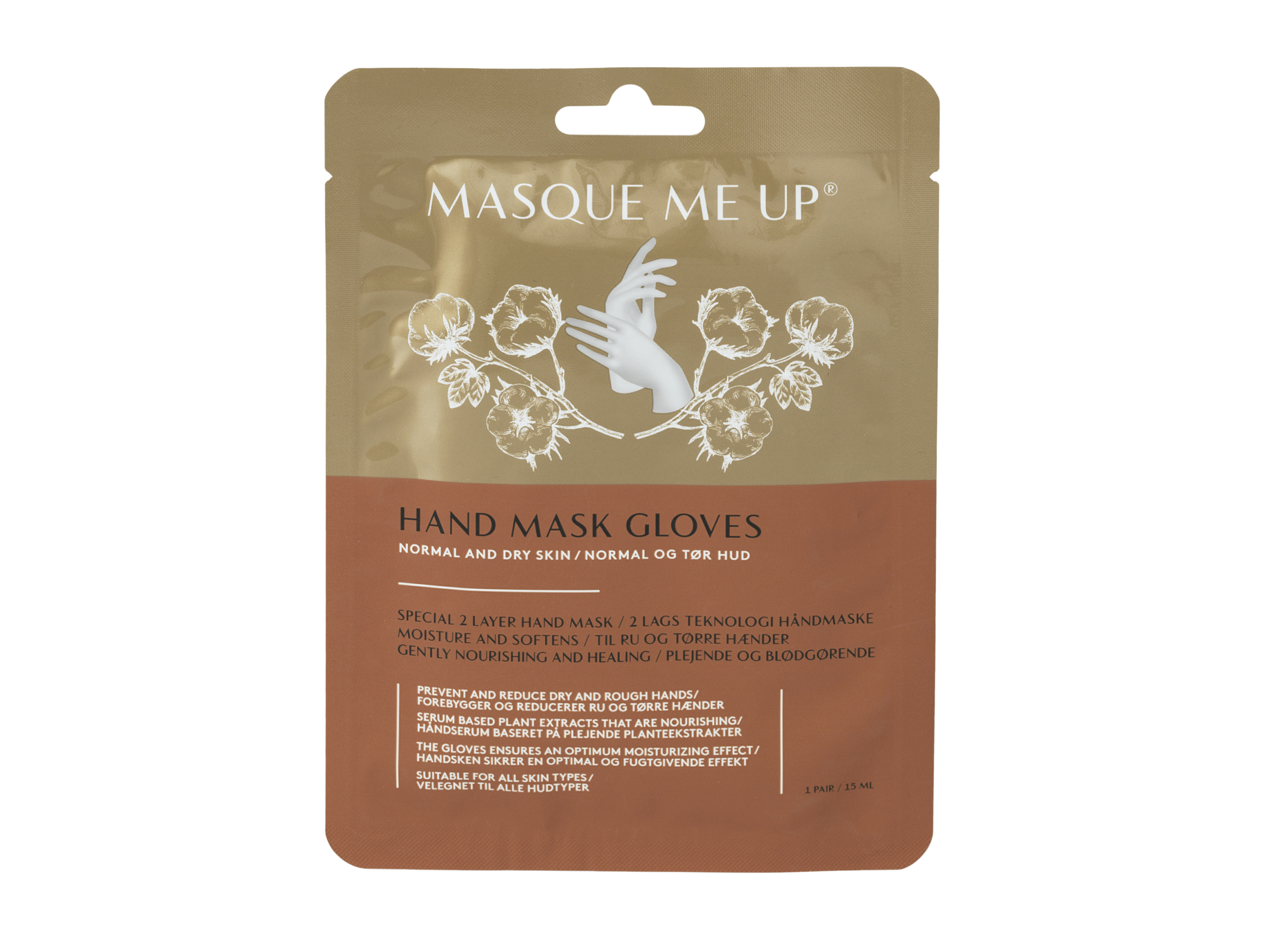 Masque Me Up Hand Mask Glove, 1 par