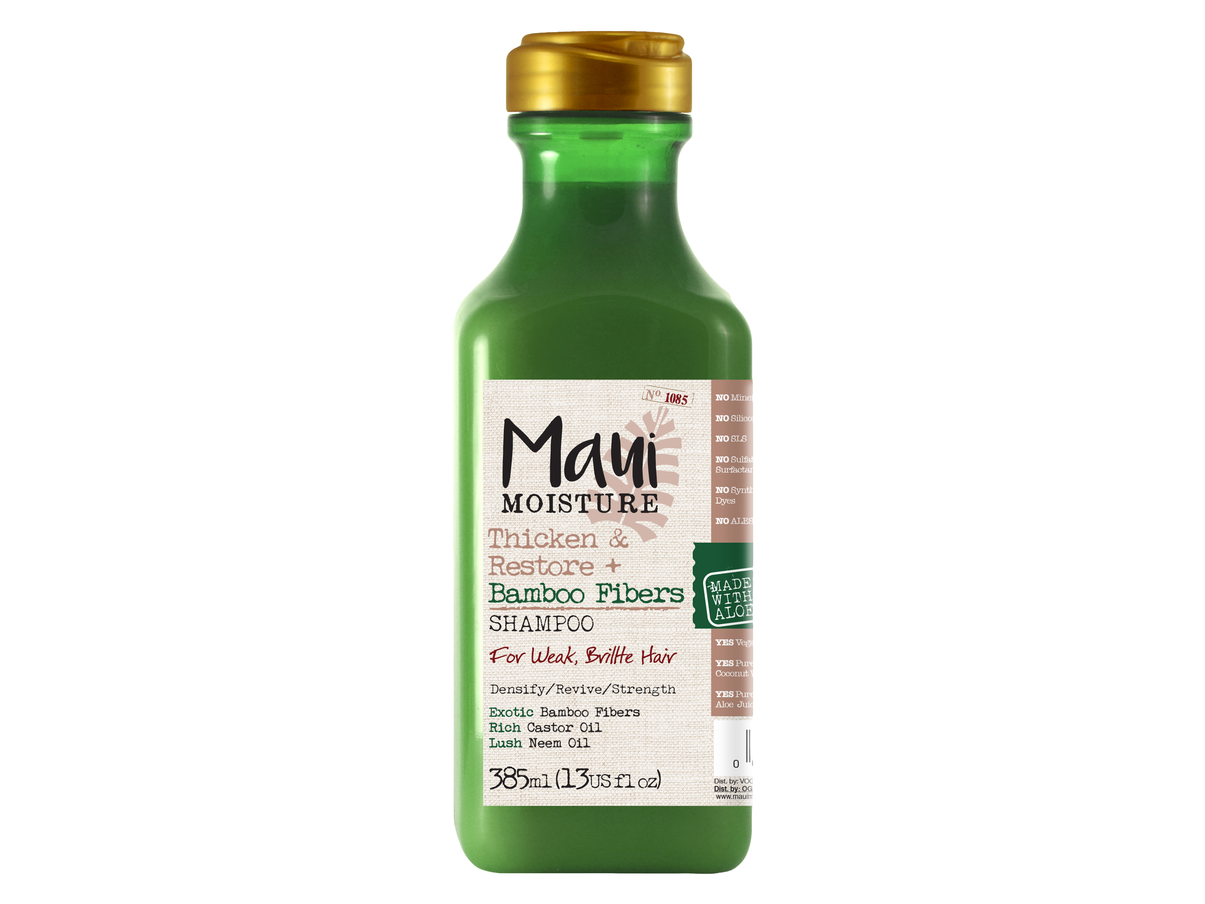 Maui Thicken & Restore + Bamboo Shampoo, 385 ml