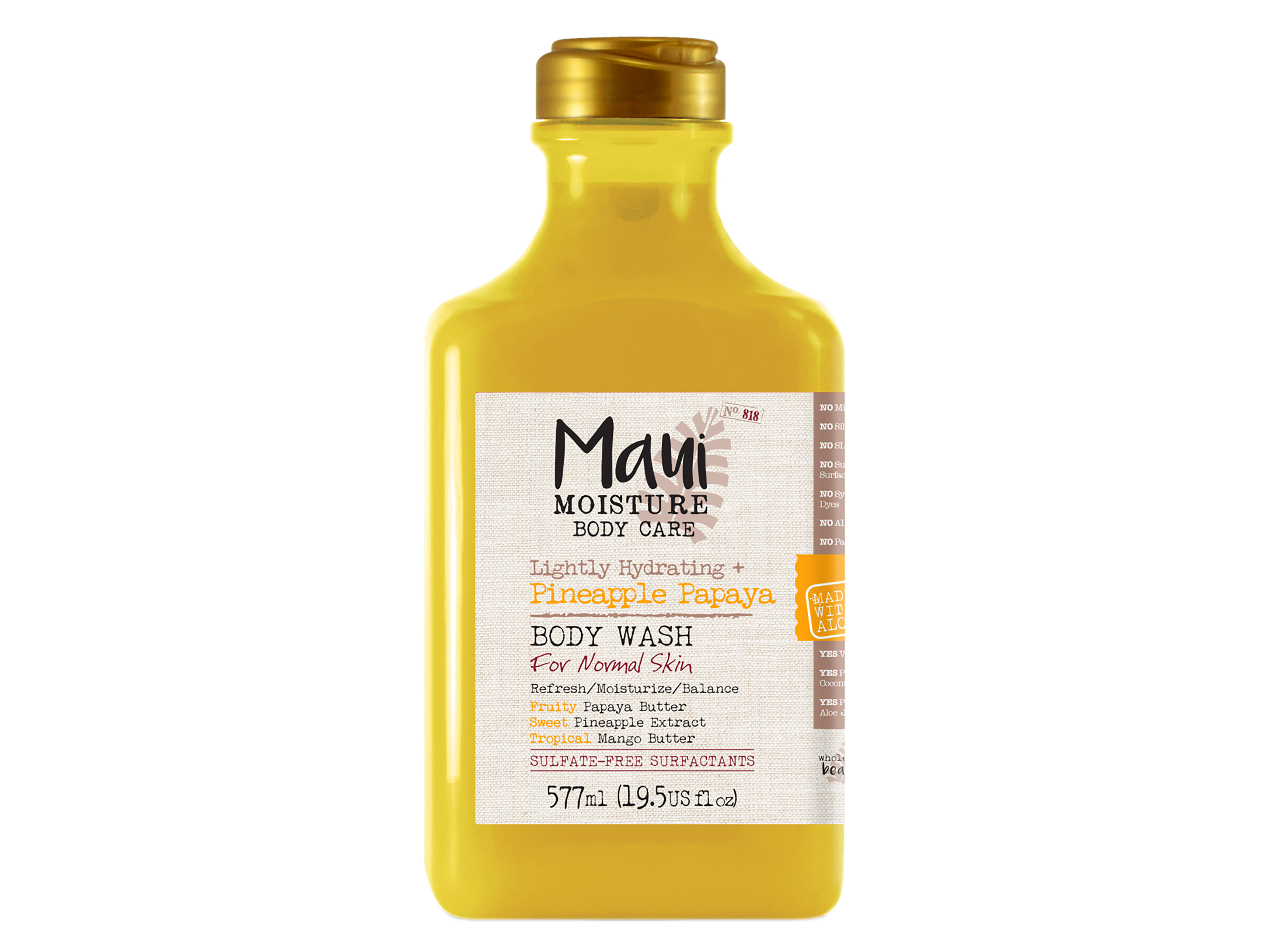 Maui Pineapple Papaya Body Wash, 577 ml