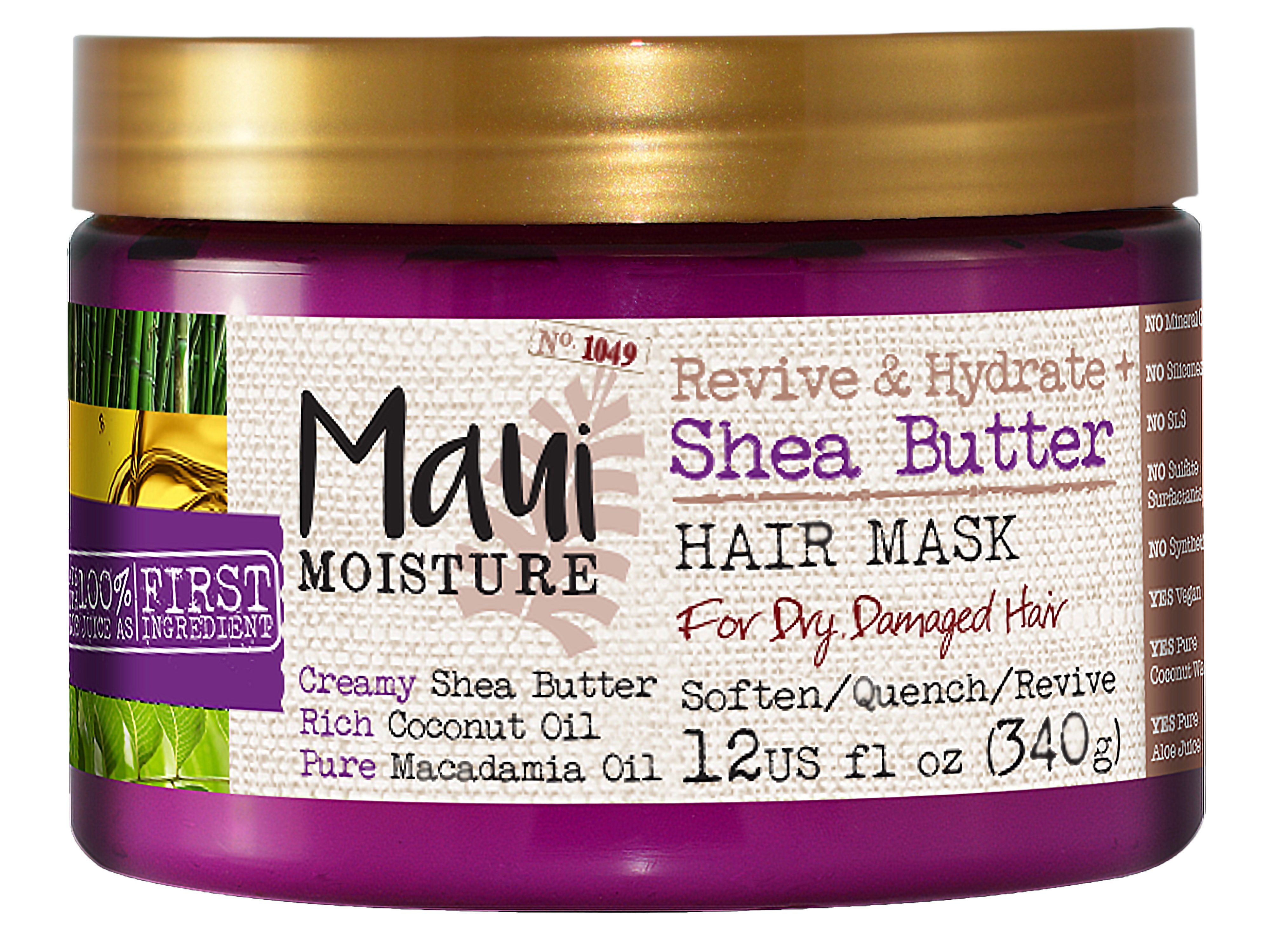 Maui Revive & Hydrate + Shea Hair Mask, 340 g