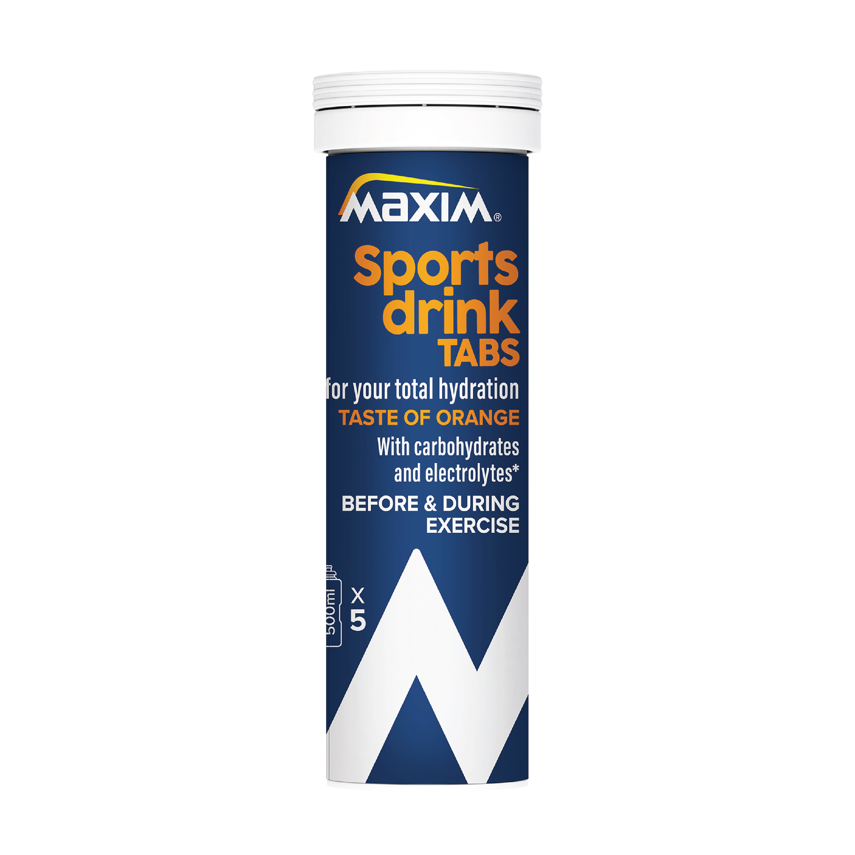 Maxim Total Hydration Appelsin, 10 stk