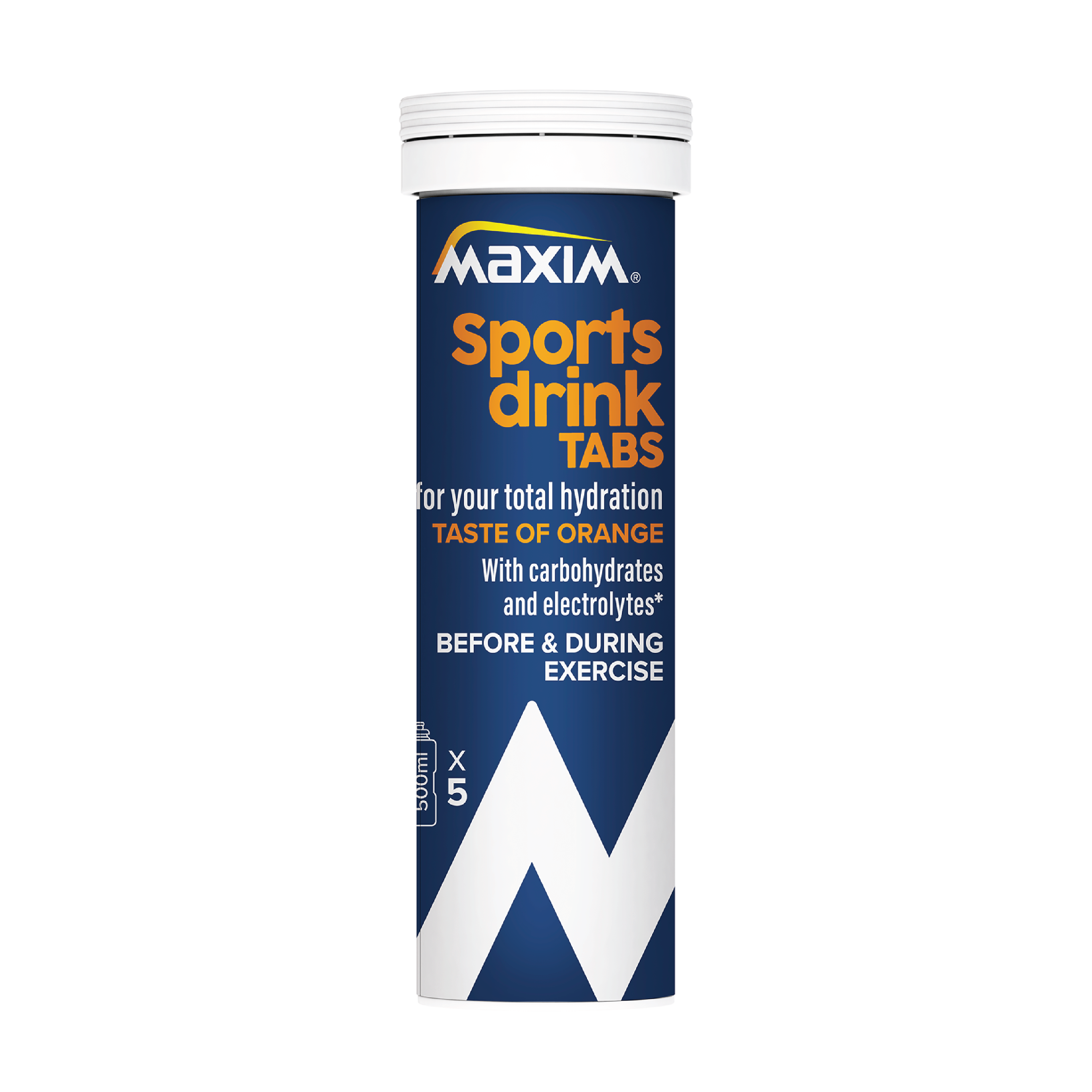 Maxim Total Hydration Appelsin, 10 stk.