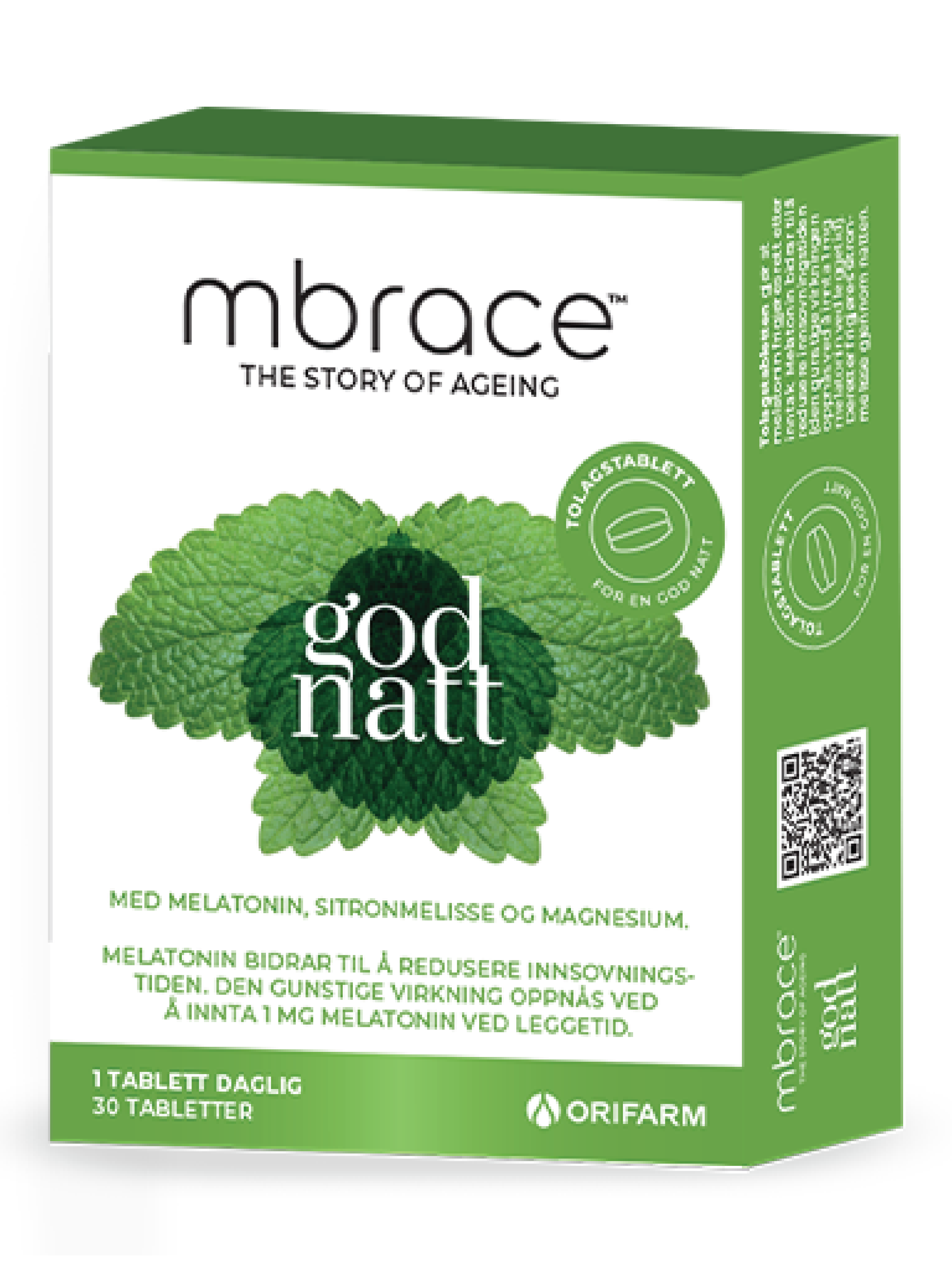 mbrace God Natt, 30 tabletter