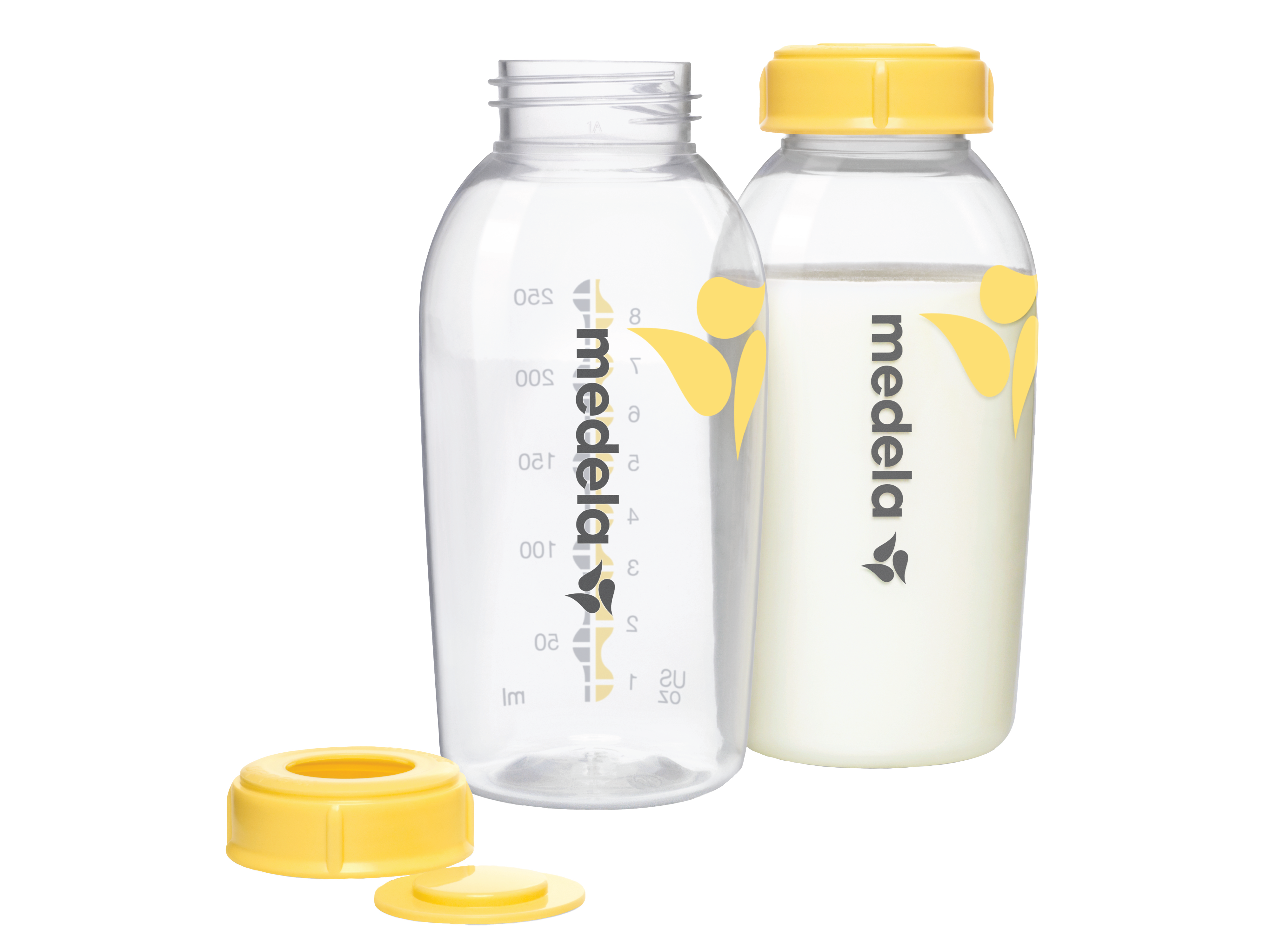 Medela Flasker u/smokk, 250 ml, 2 stk.