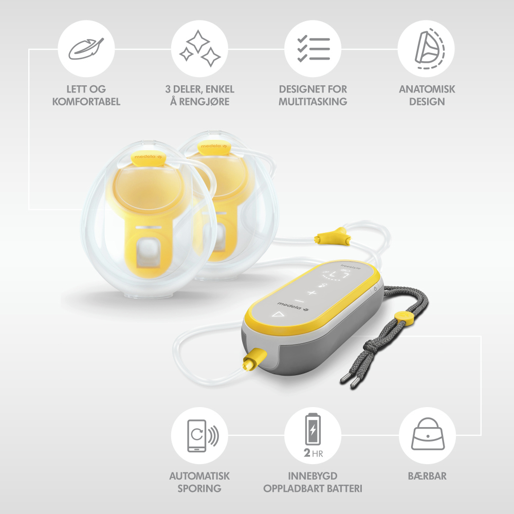 Medela Freestyle Handsfree Brystpumpe, 1 stk.