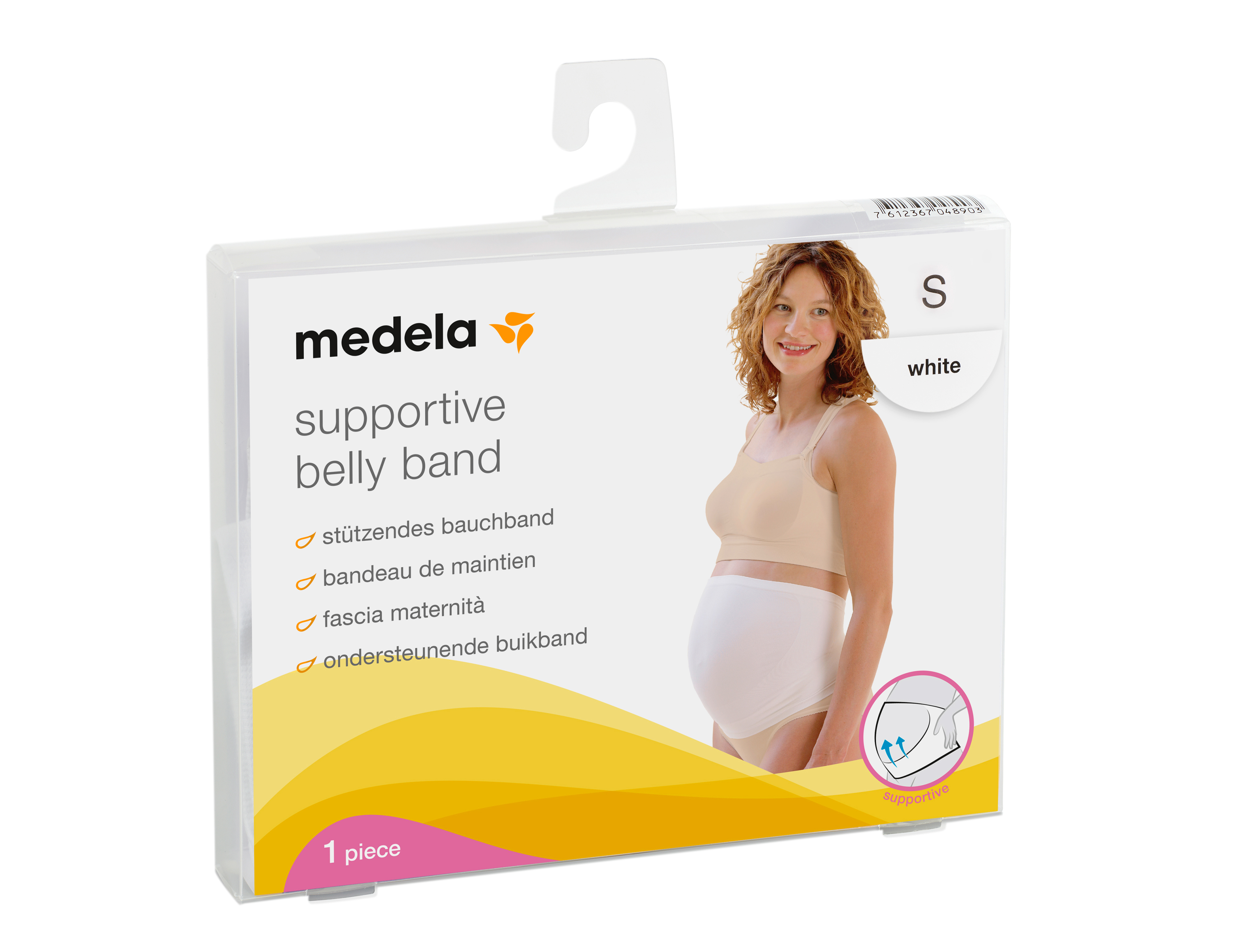 Medela Graviditetsbelte, Hvit, S, 1 stk.