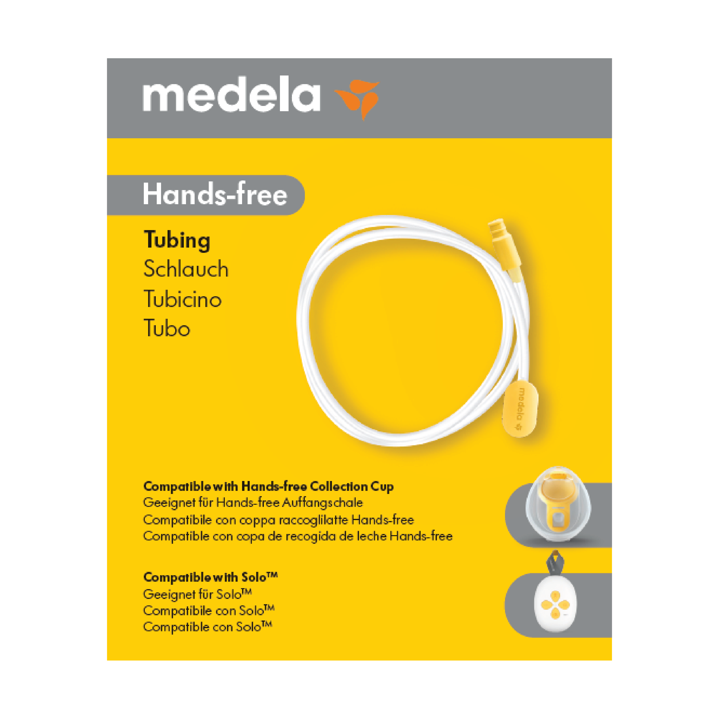 Medela Hands-free Slange, Singel, 1 stk.