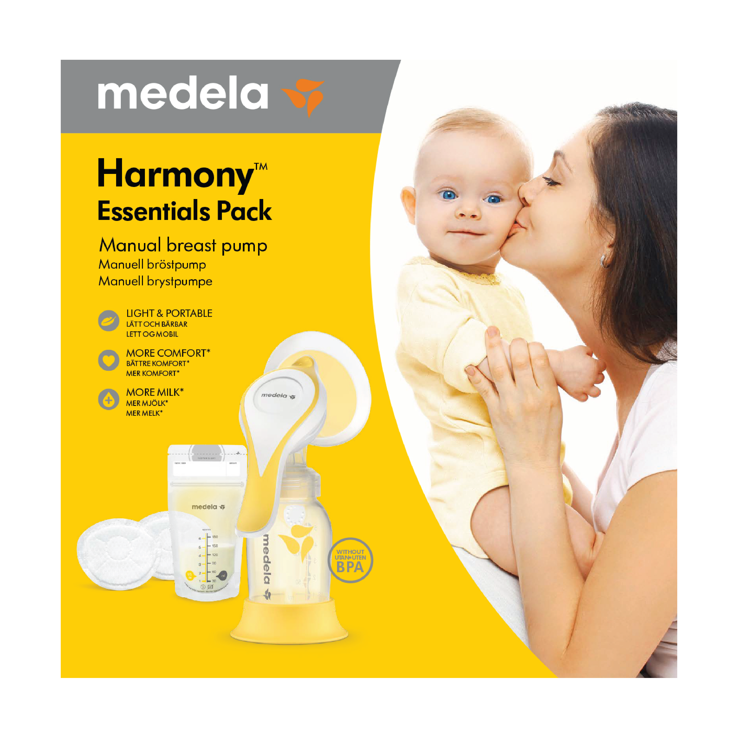 Medela Harmony Essentials Pack Brystpumpesett, 1 sett