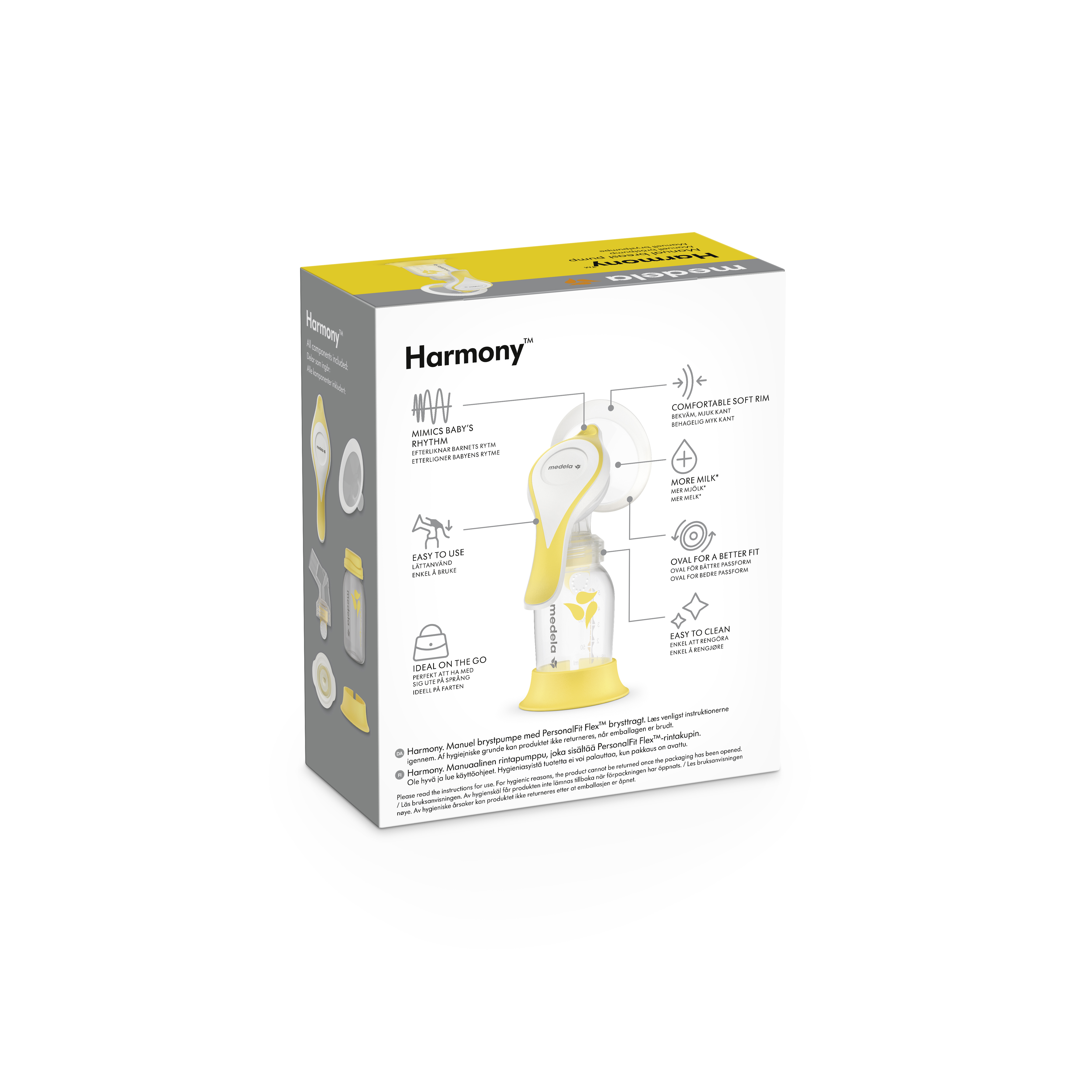 Medela Harmony Flex Manuell Brystpumpe, 1 stk.