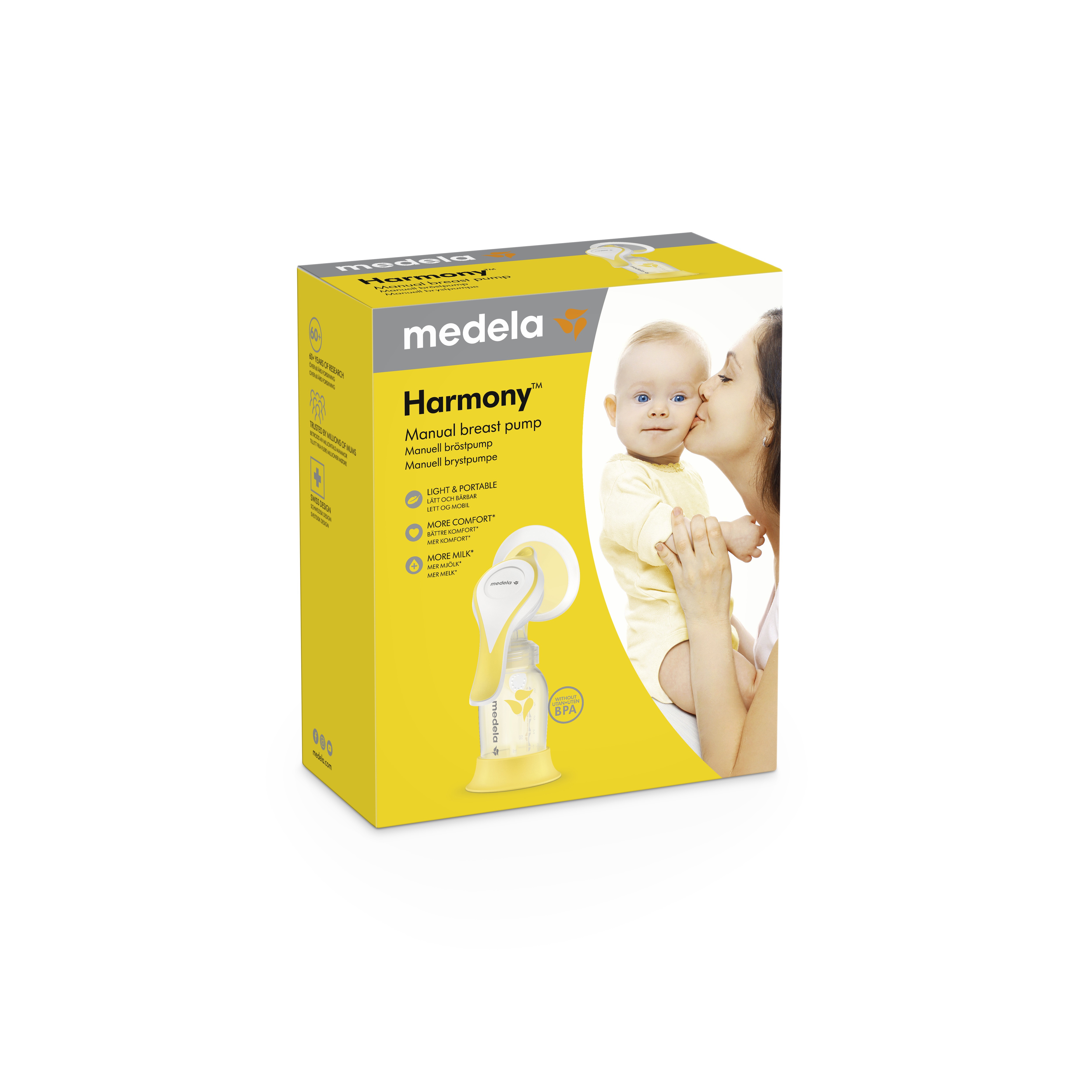 Medela Harmony Flex Manuell Brystpumpe, 1 stk.