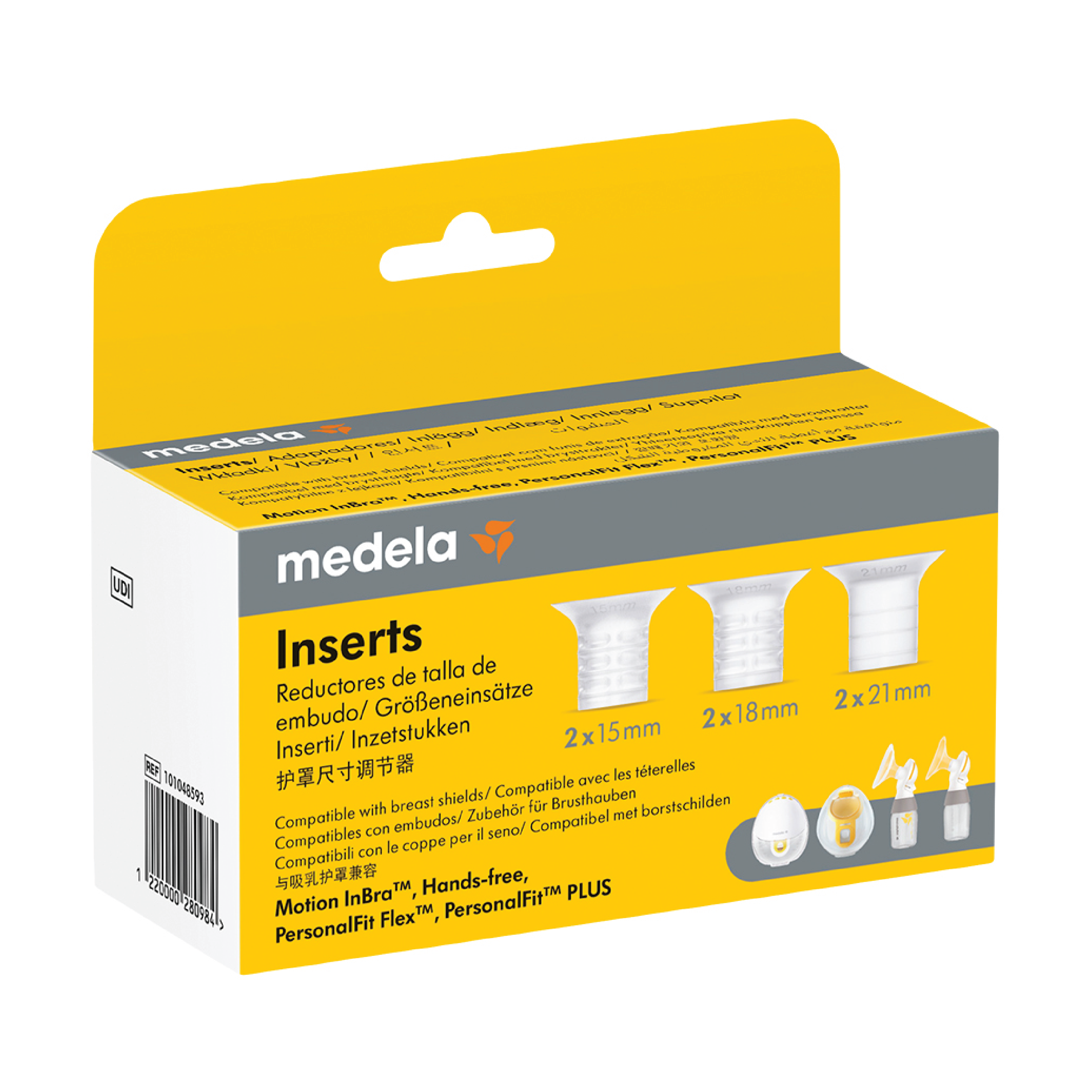 Medela Innlegg for brysttrakter, 1 sett