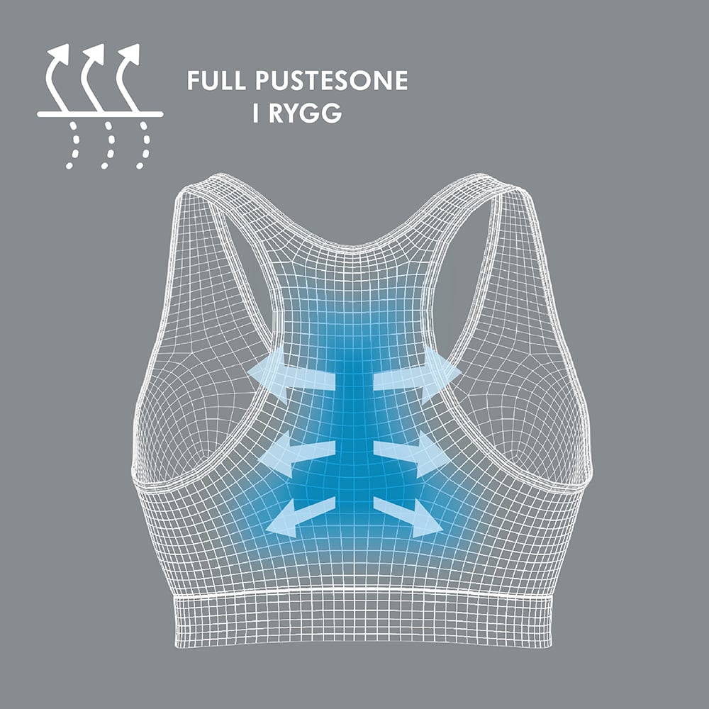 Medela Keep Cool Natt-BH, Medium, hvit, 1 stk.