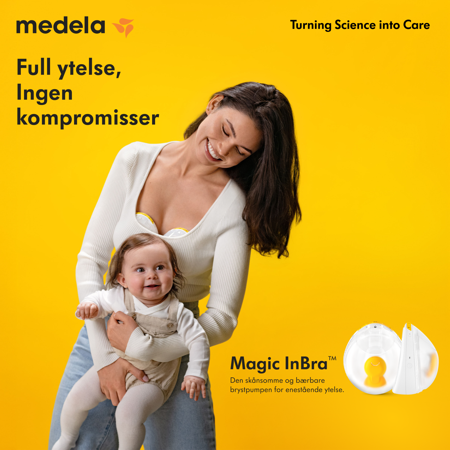 Medela Magic InBra Dobbel Elektrisk Brystpumpe, 1 stk.