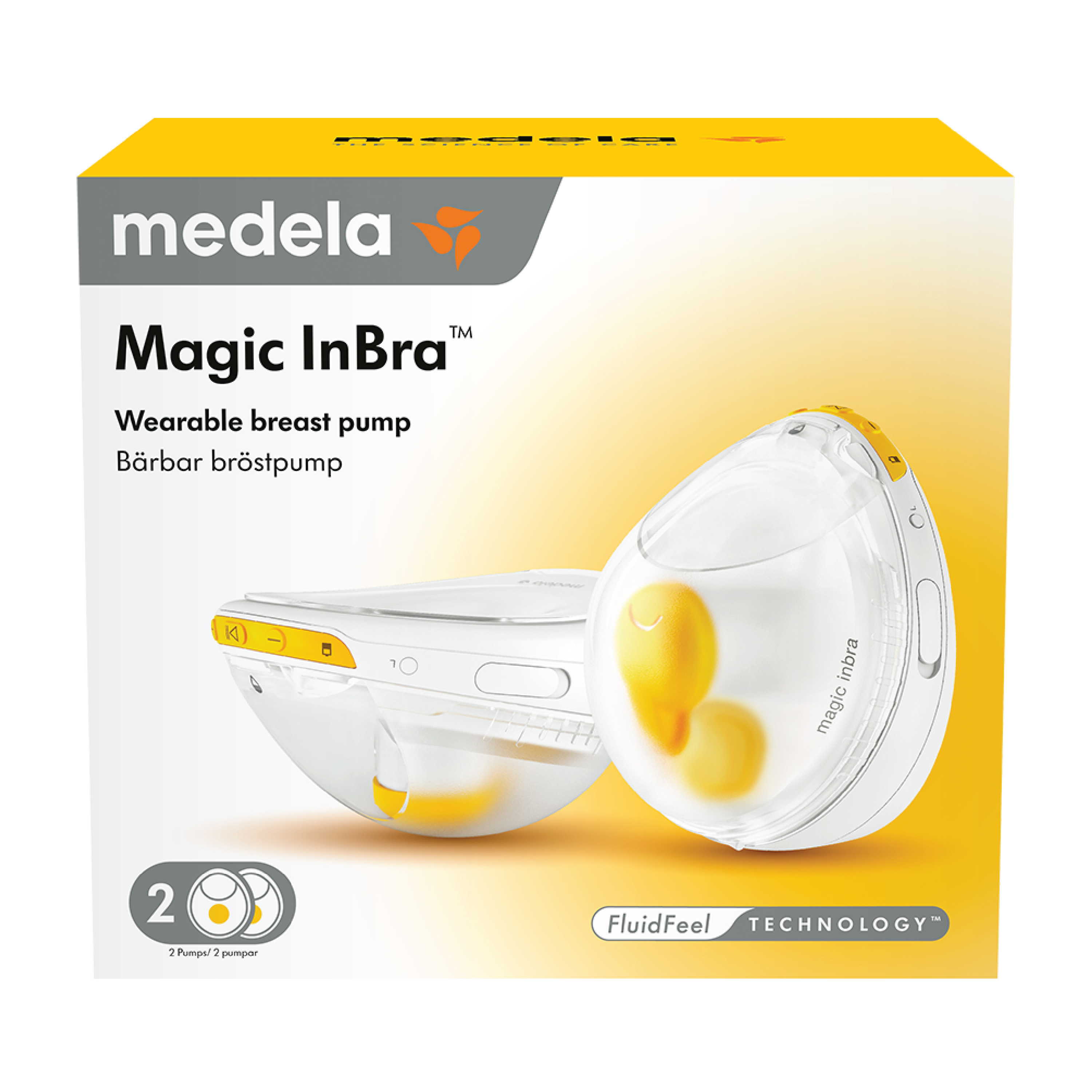 Medela Magic InBra Dobbel Elektrisk Brystpumpe, 1 stk.