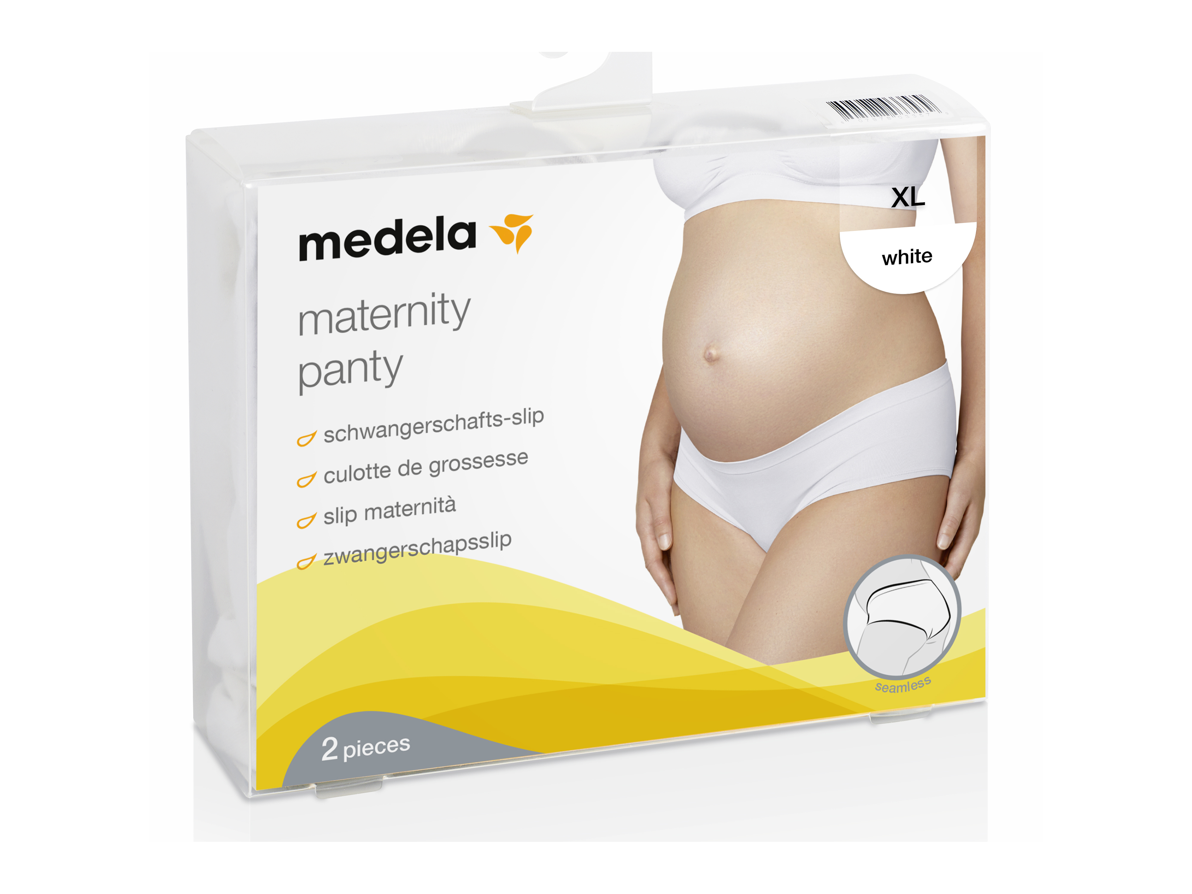 Medela Mammatruse, Hvit, Størrelse XL, 2 pk.