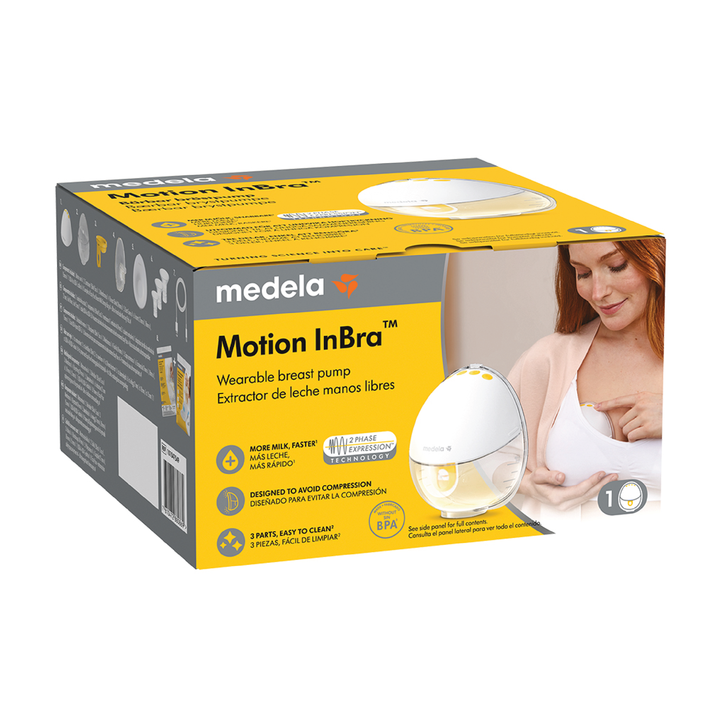 Medela Motion InBra Singel Elektrisk Brystpumpe, 1 stk.