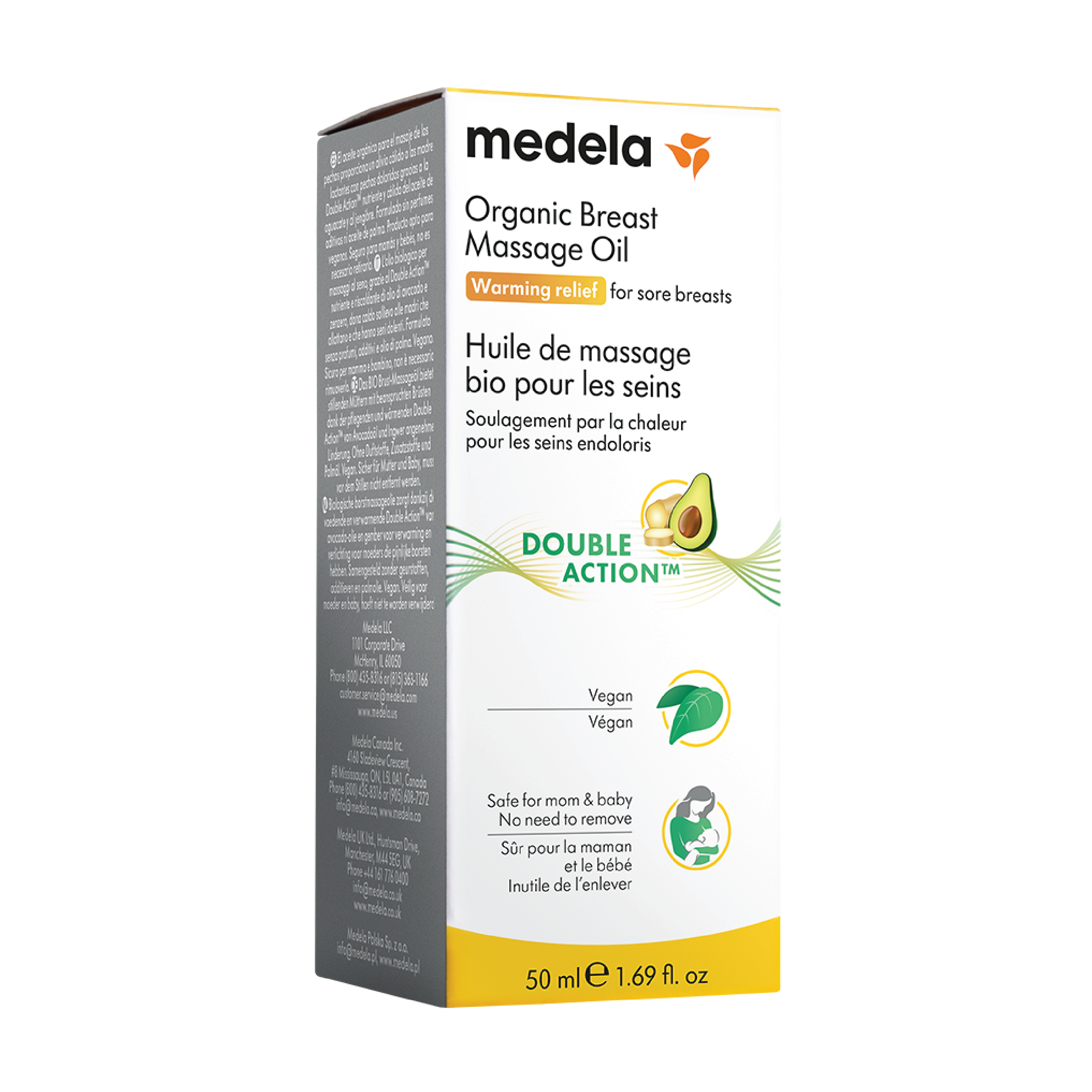 Medela Organic Breast Massage Oil, 50 ml