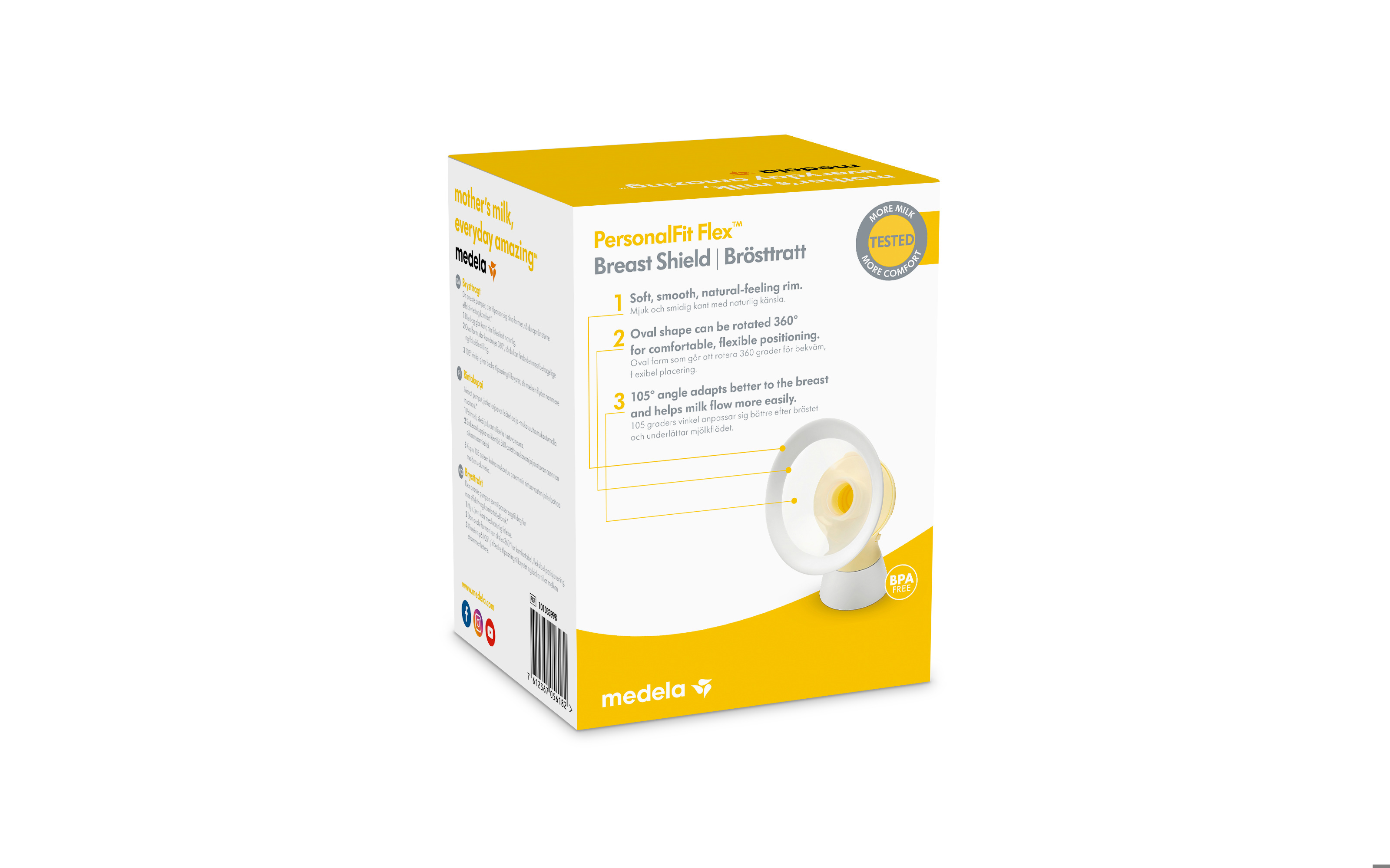 Medela PersonalFit Flex Brysttrakt, XL, 30 mm, 2 stk.