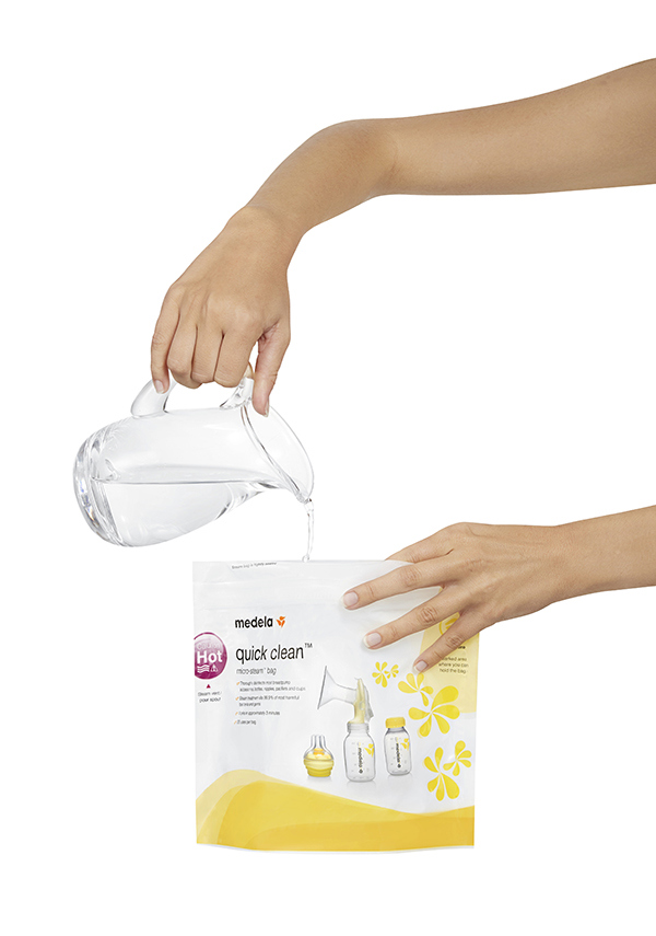 Medela Quick Clean Rengjøringspose, 5 stk.