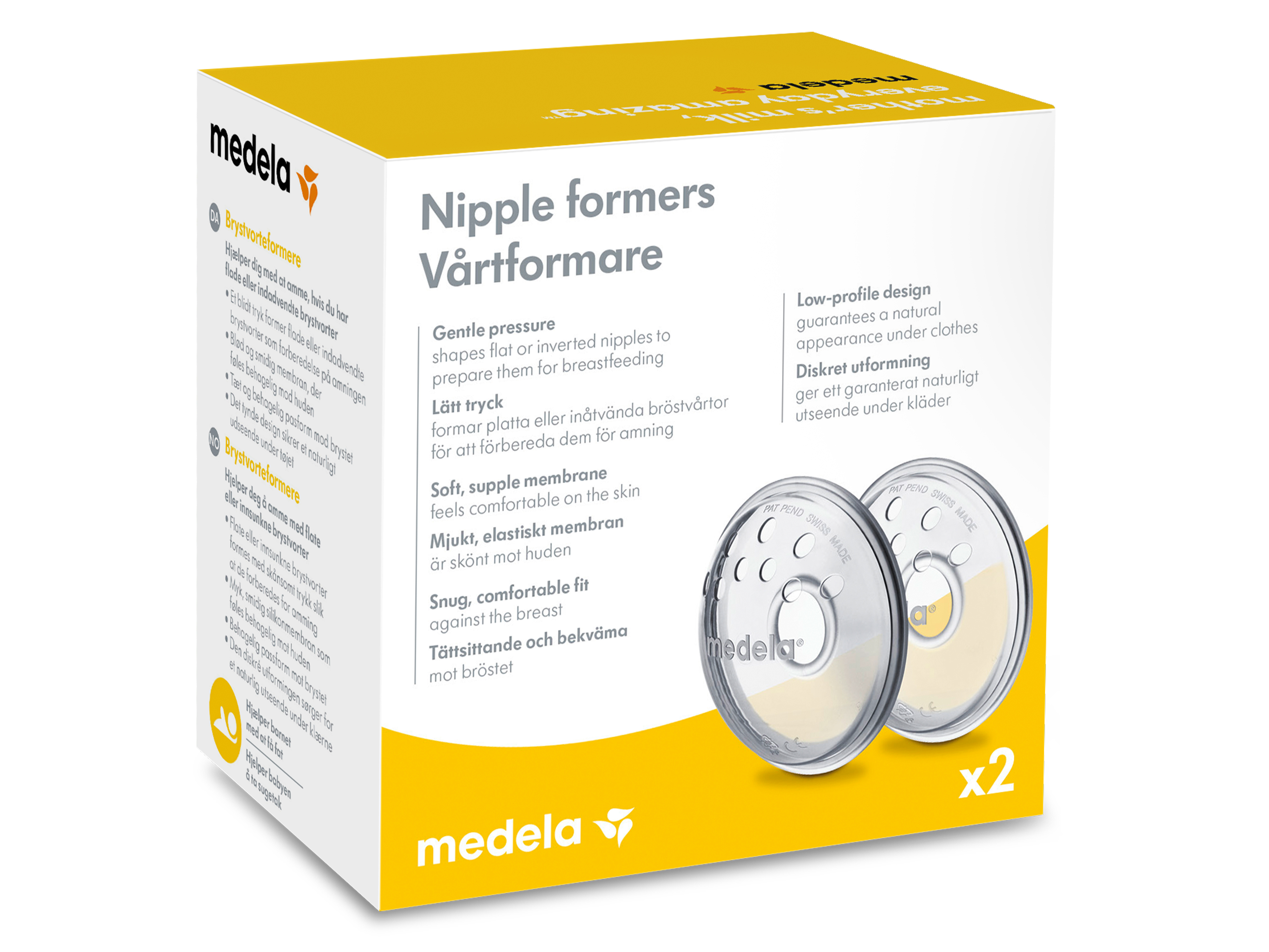 Medela Skjold for flate brystvorter, 2 stk.