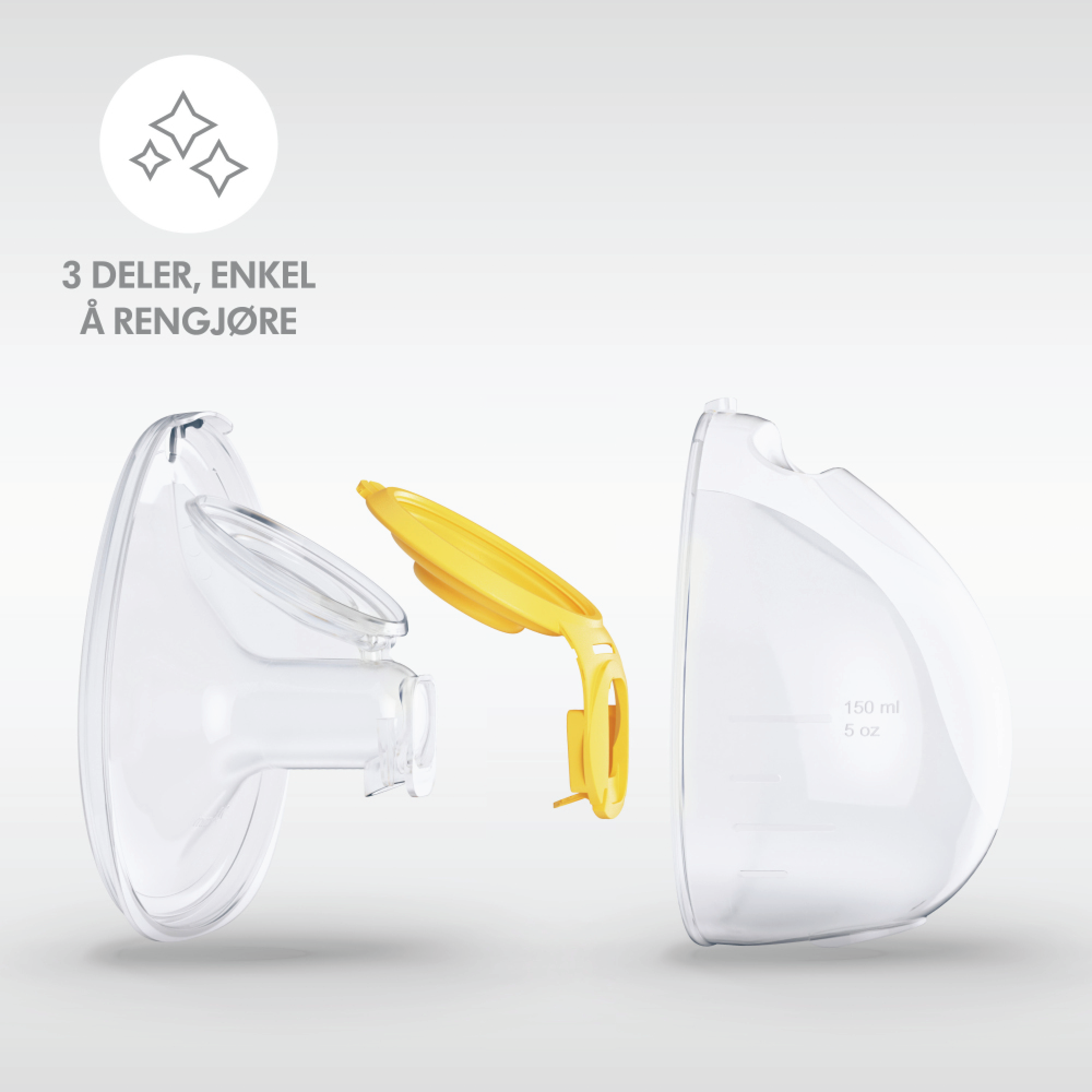 Medela Solo Hands-free Brystpumpe, 1 stk.