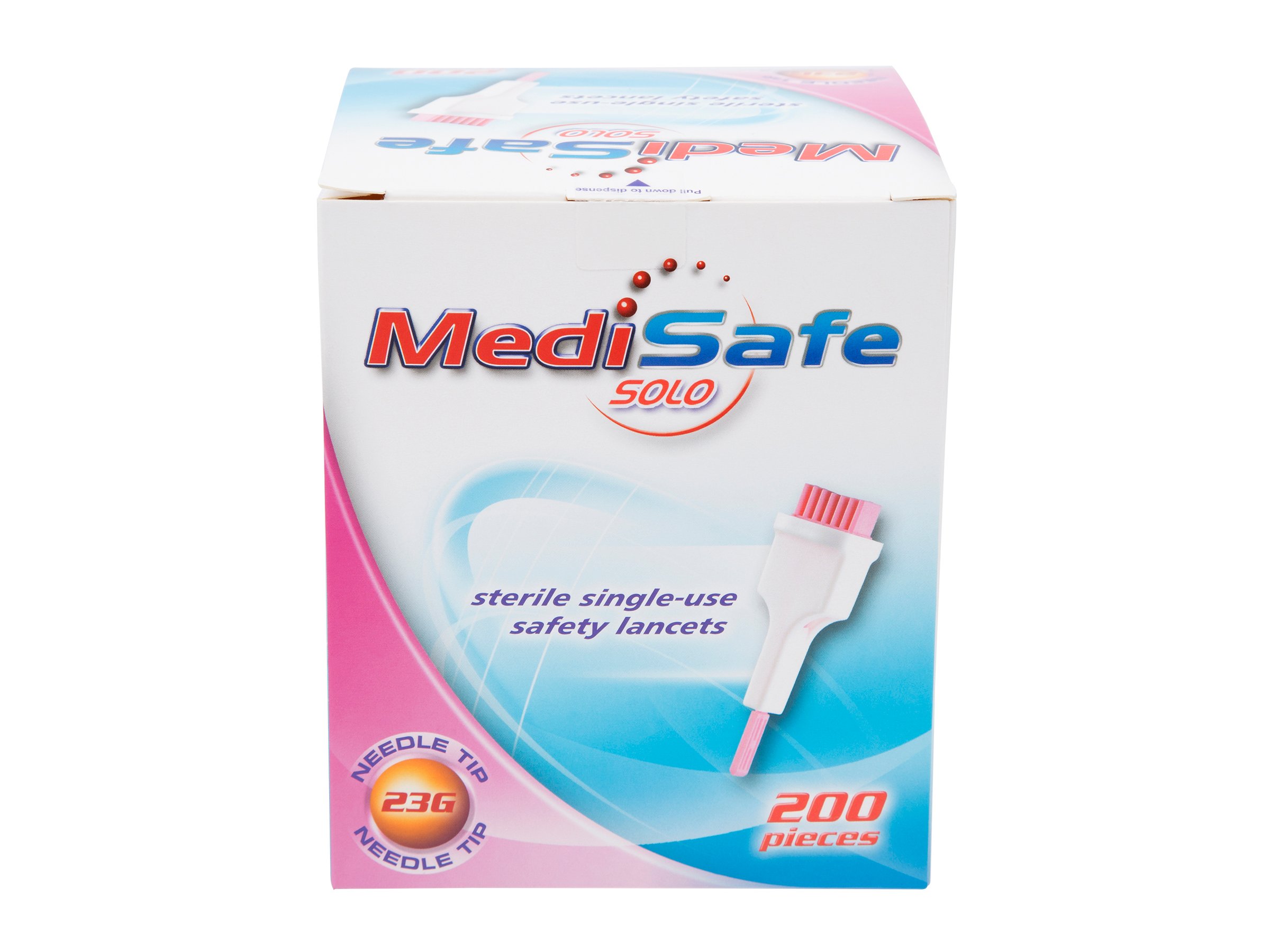 Medisafe Solo engangslansett 23G, 200 stk.