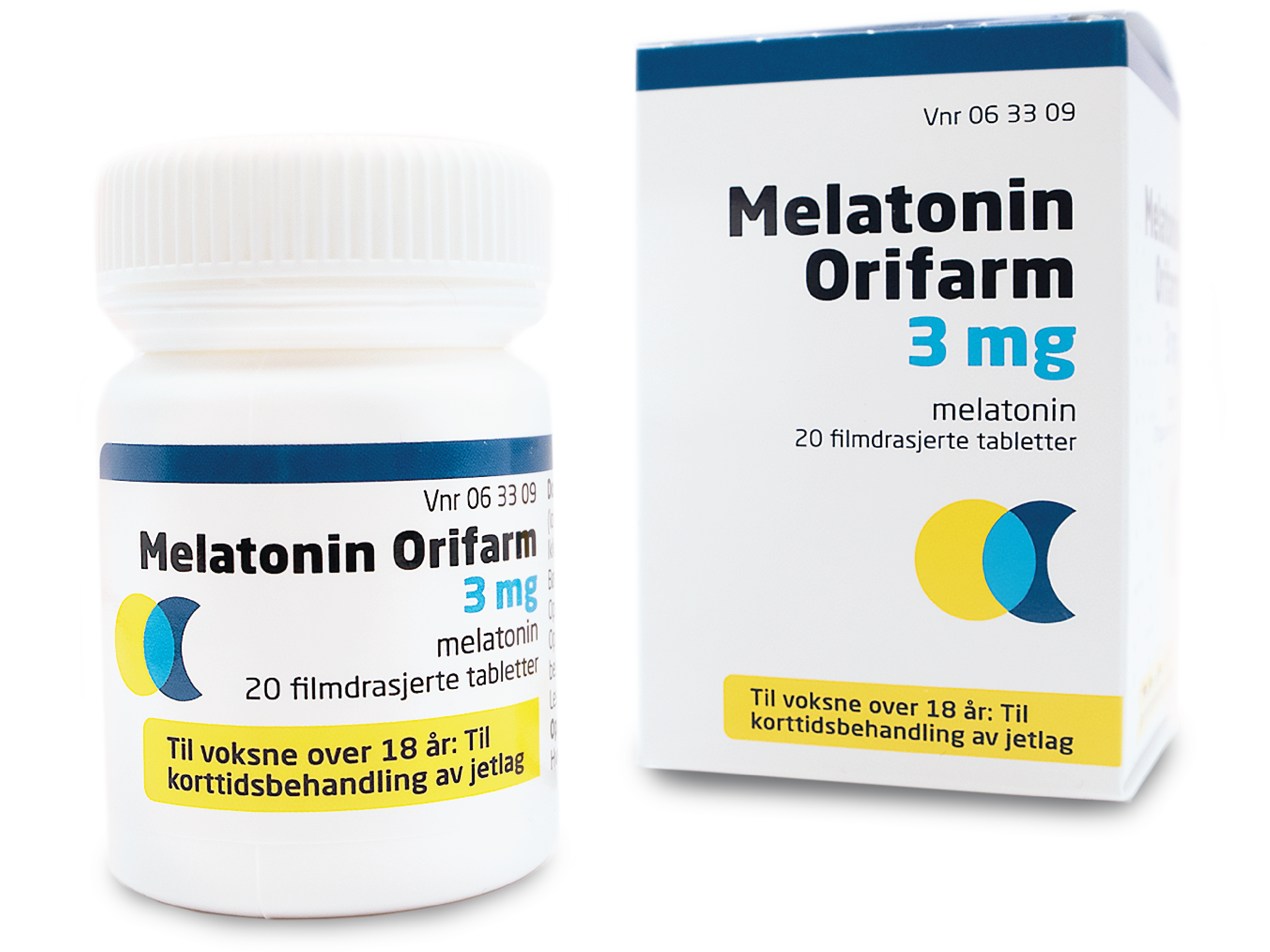 Melatonin Orifarm 3 mg tabletter, 20 stk.