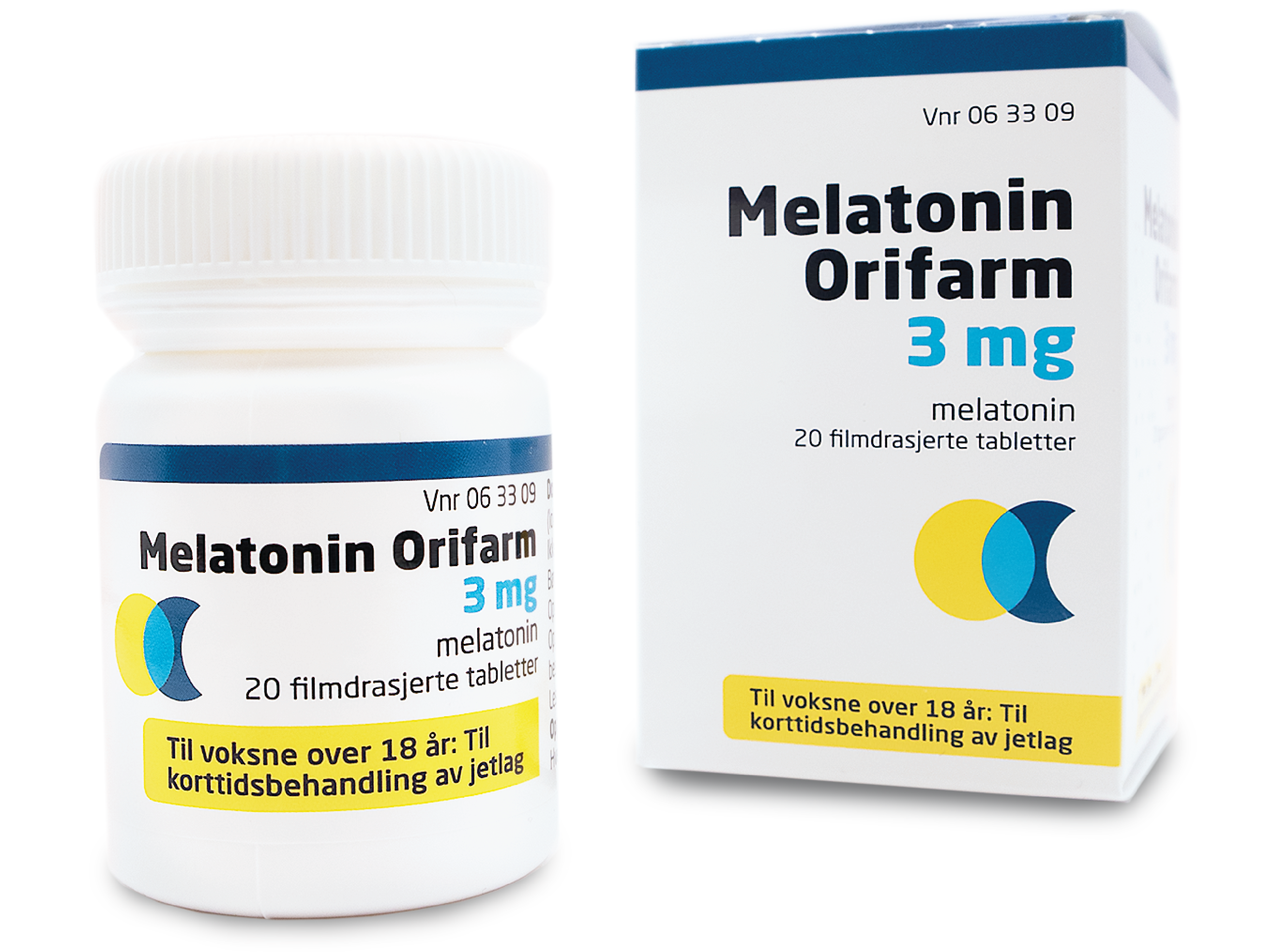 Melatonin Orifarm 3 mg tabletter, 20 stk.