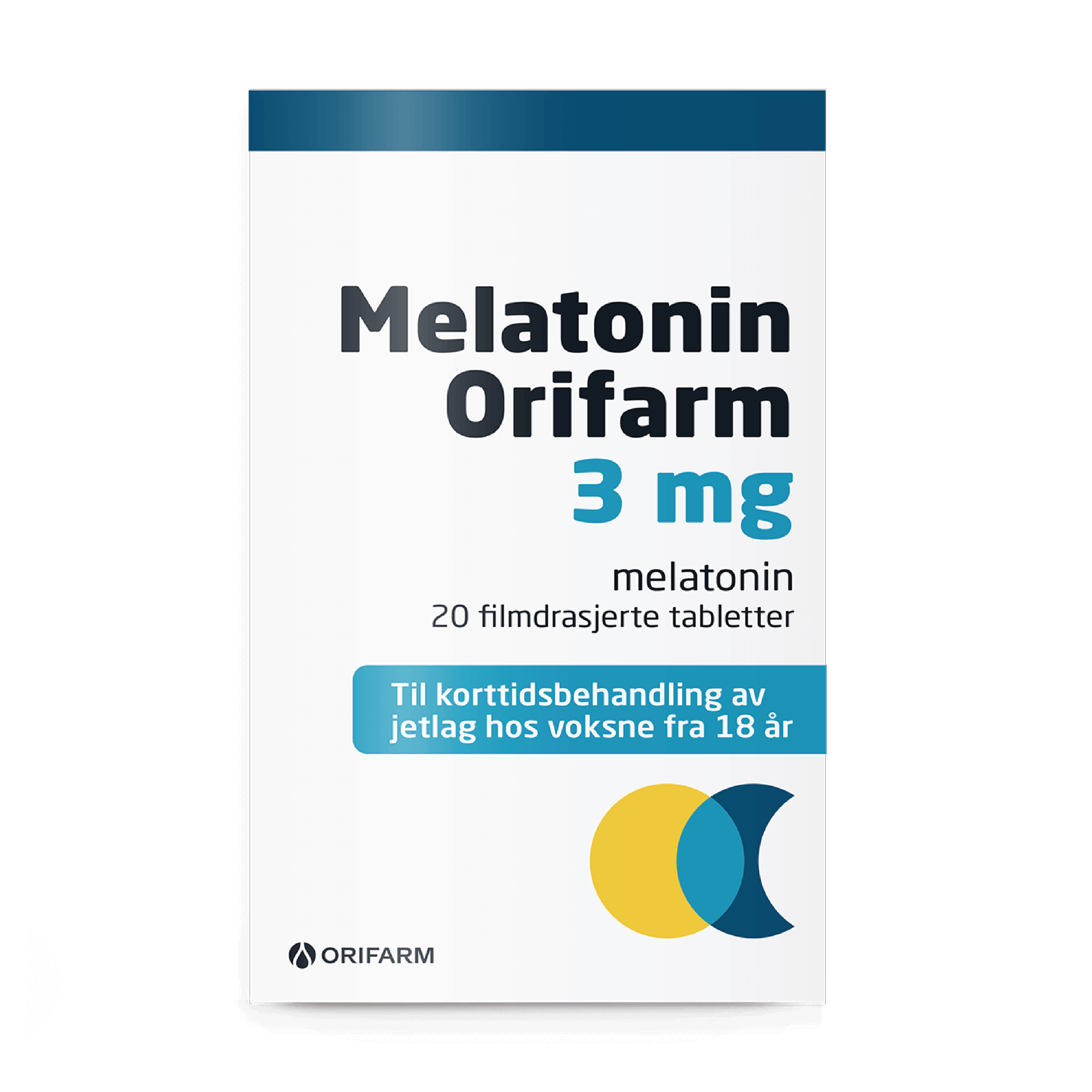 Melatonin Orifarm 3 mg tabletter, 20 stk.
