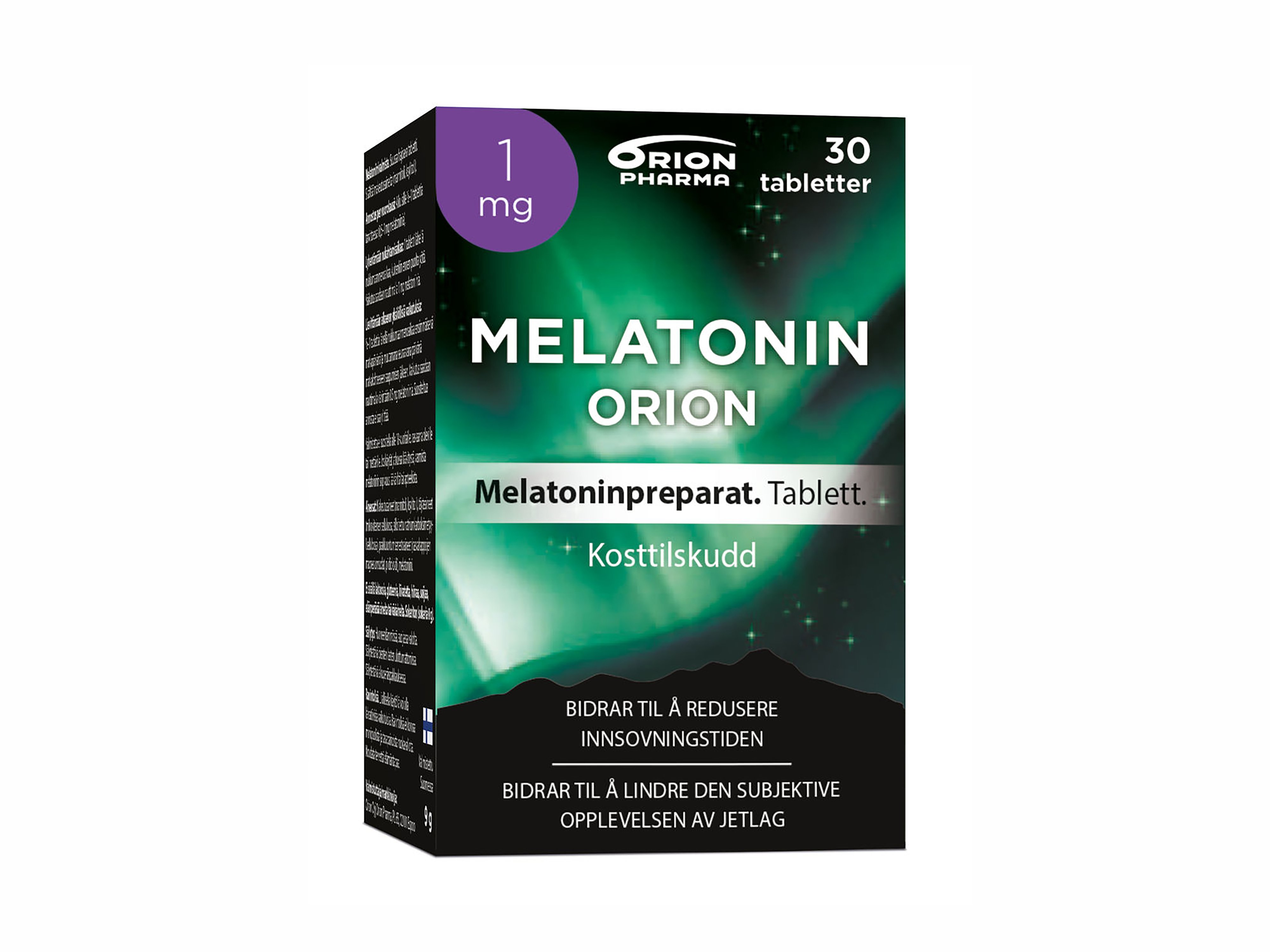 Melatonin Orion 1 mg tablett, 30 stk.
