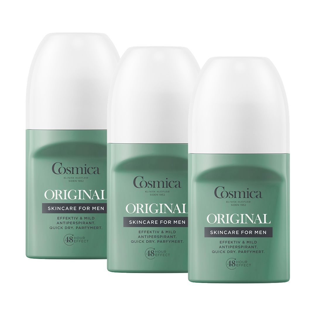 Men Original Antiperspirant x3