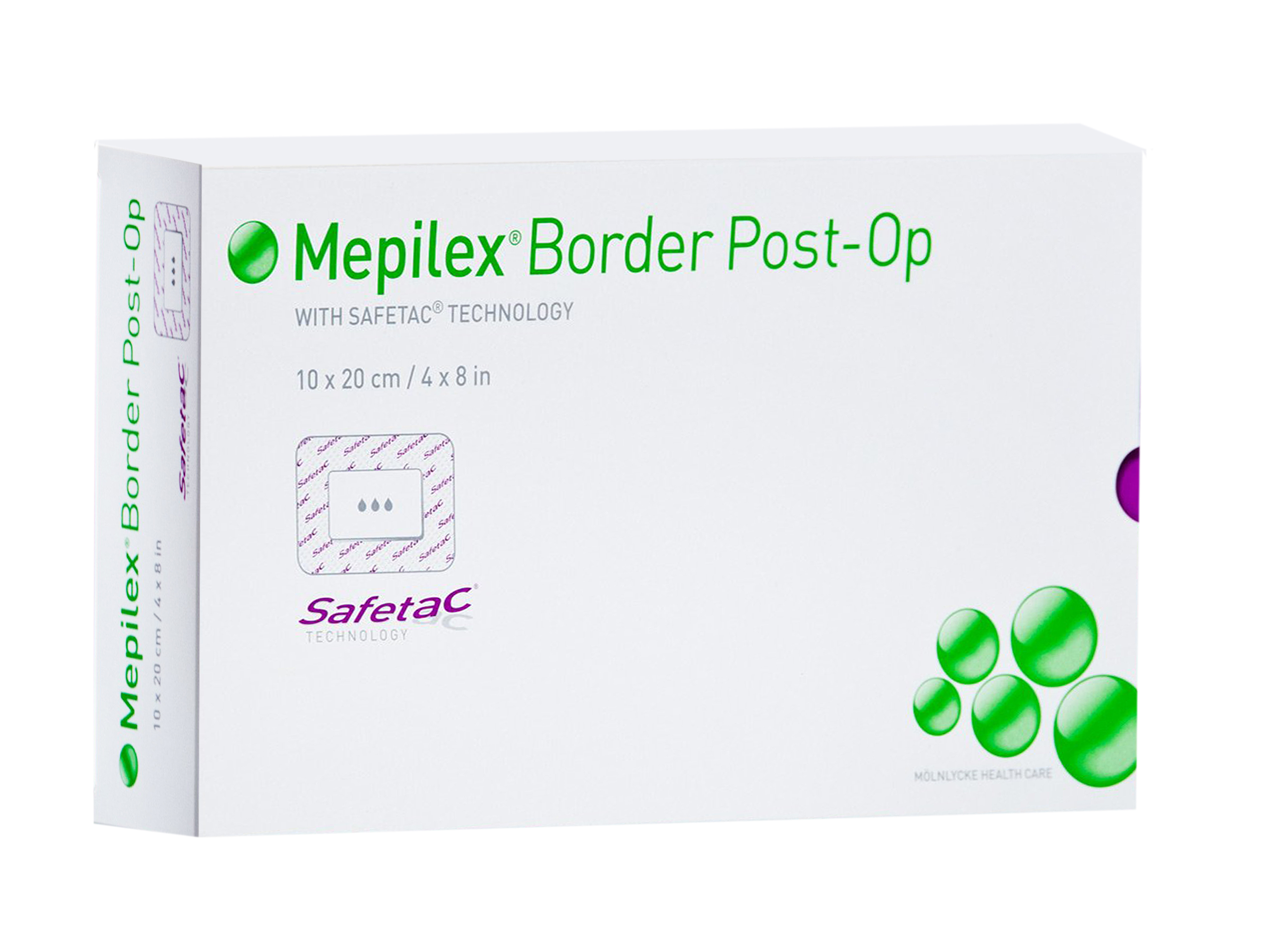 Mepilex Border Post-Op 6x8cm, 10 stk.