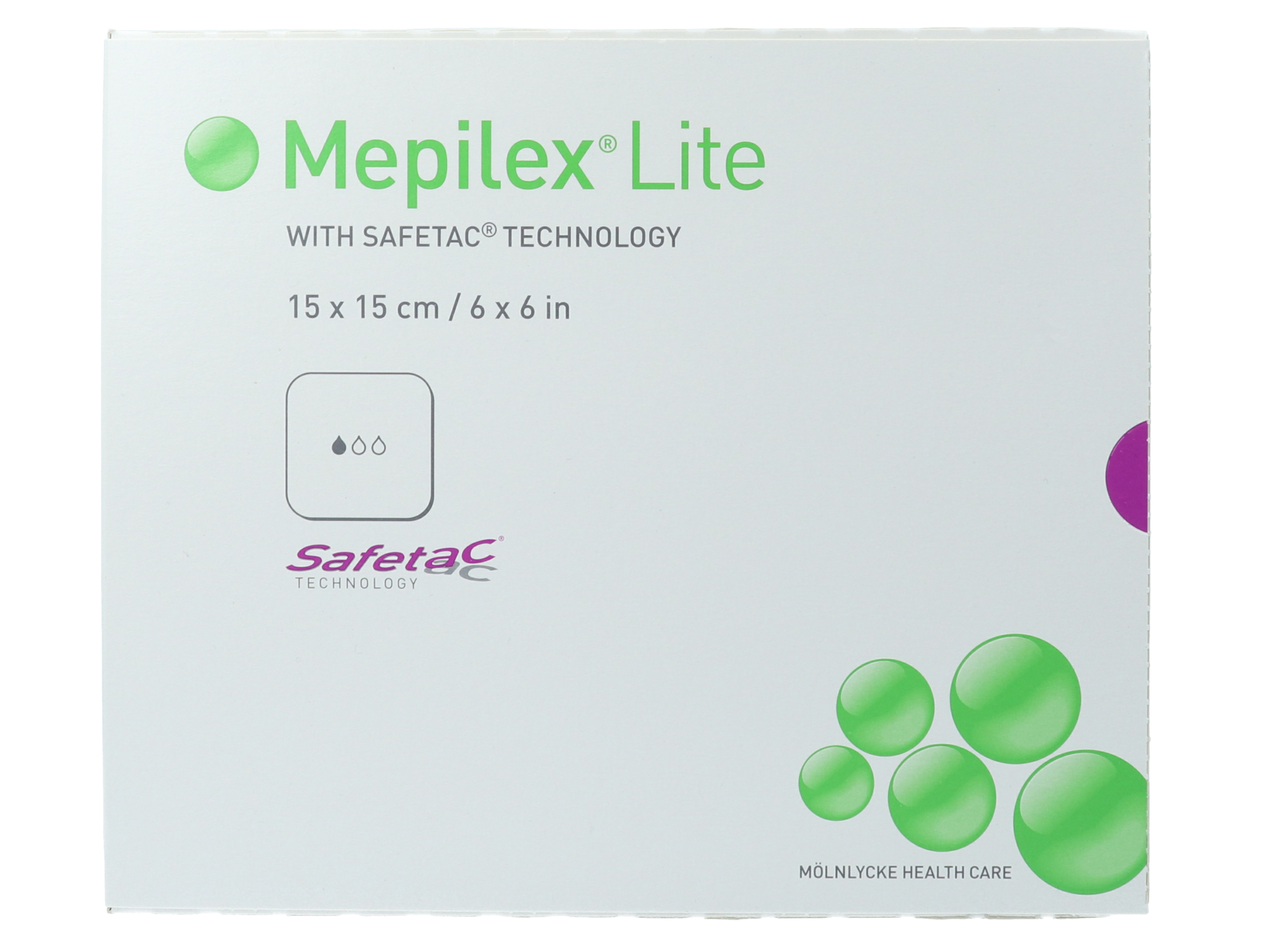 Mepilex Lite 15 x 15 cm skumbandasje, 5 stk