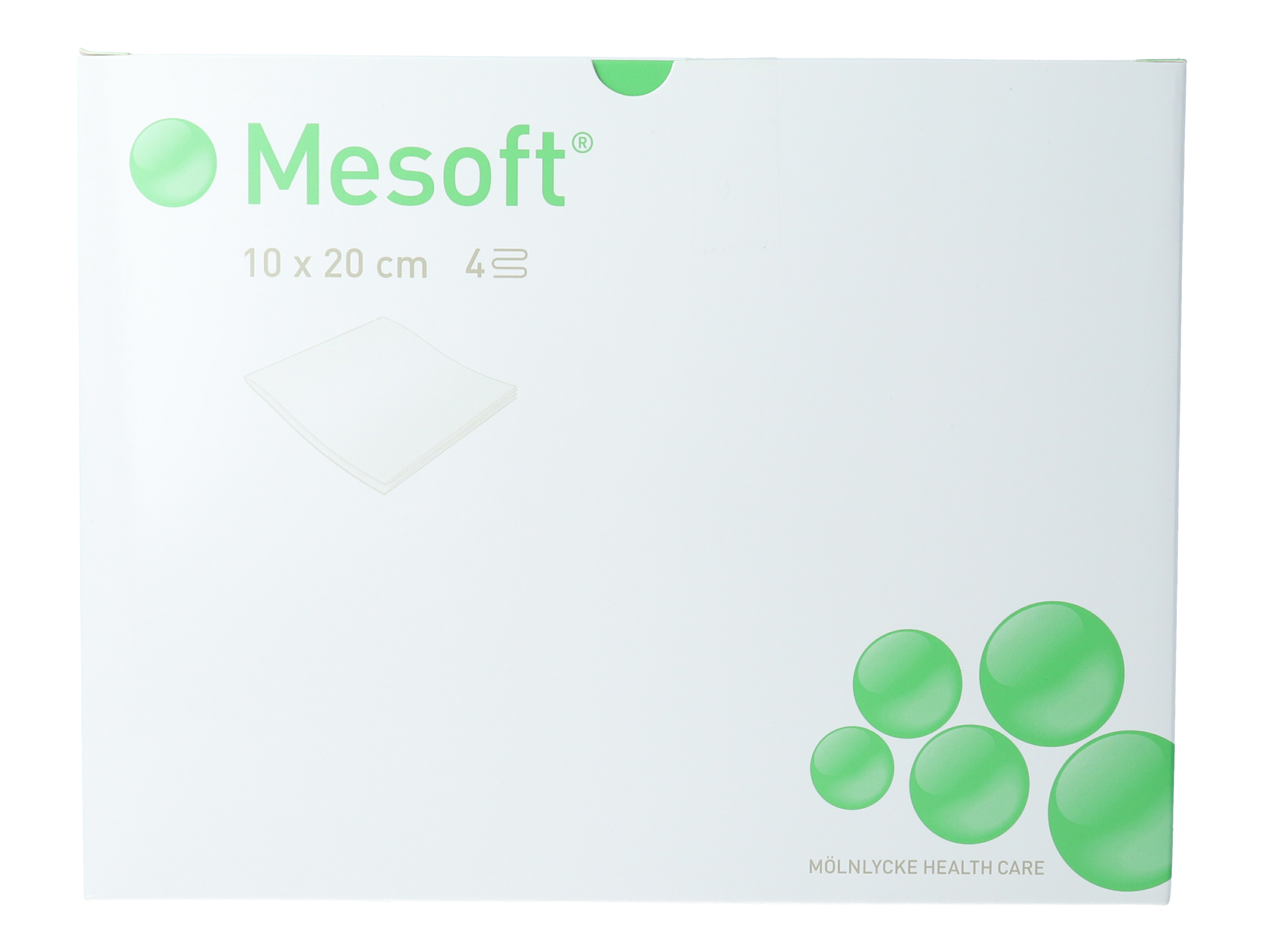 Mesoft Kompresser, Usteril, 10 x 20 cm, 200 stk.