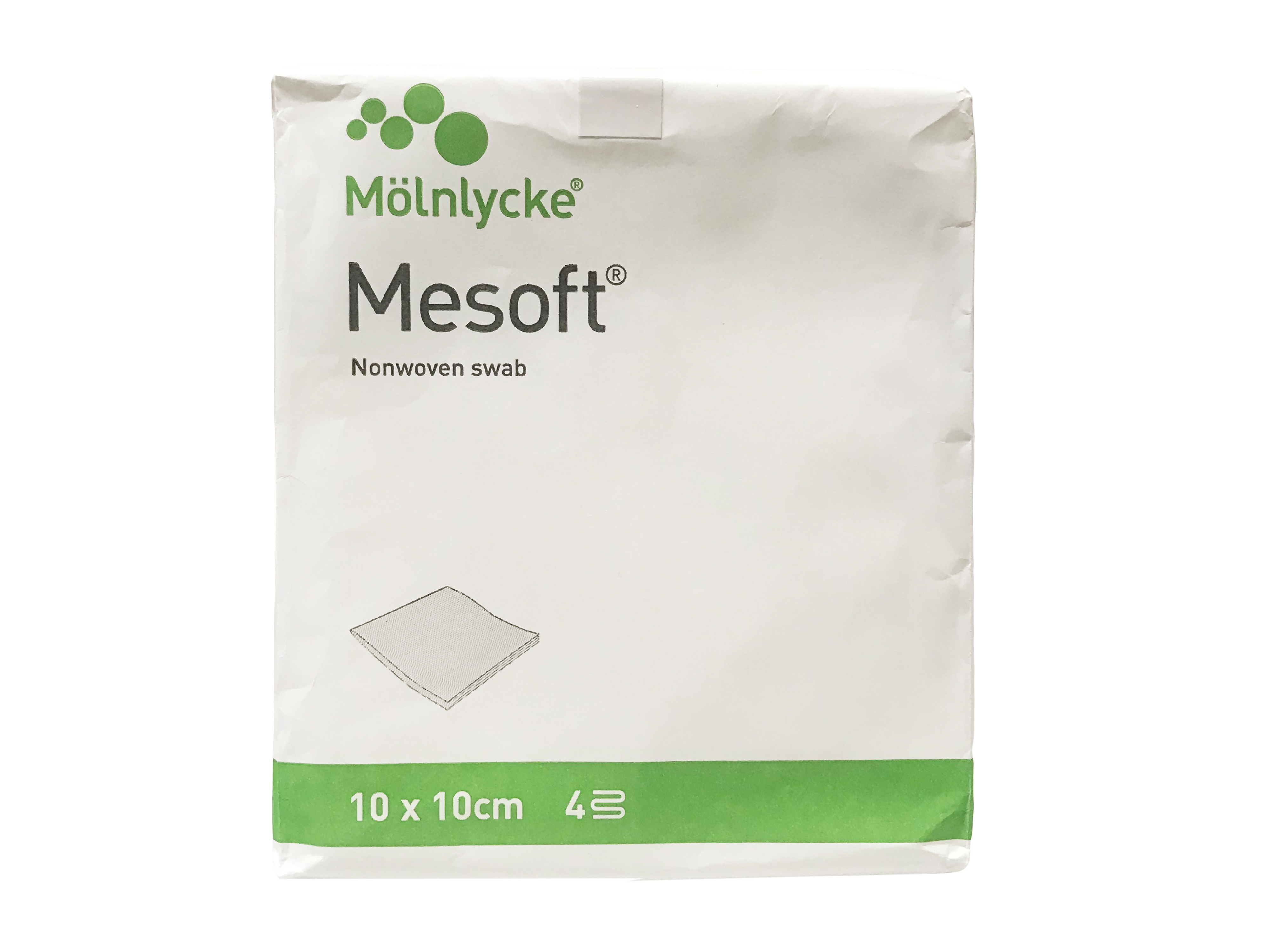 Mesoft Kompresser, Usteril, 10x10cm, 100 stk.