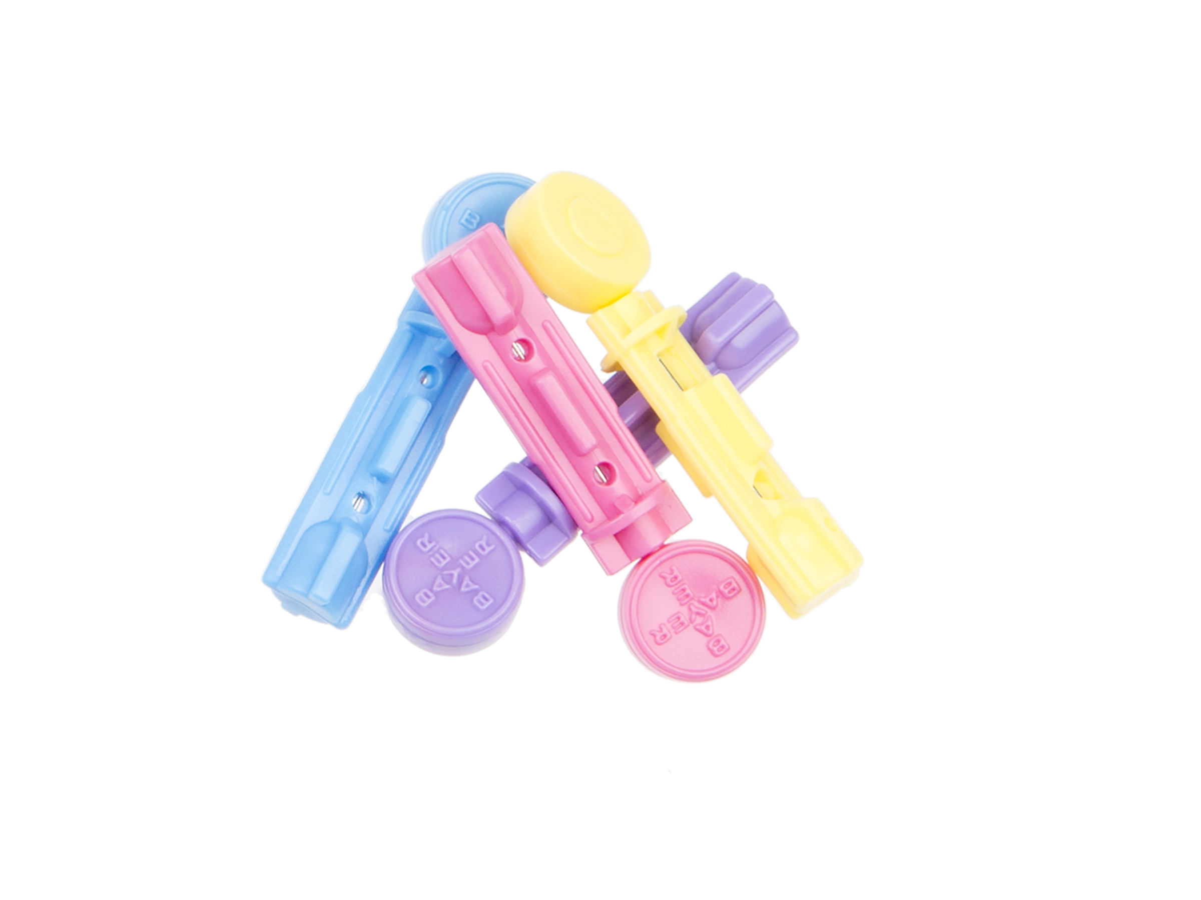 Microlet Fargede lansetter, 200 stk.