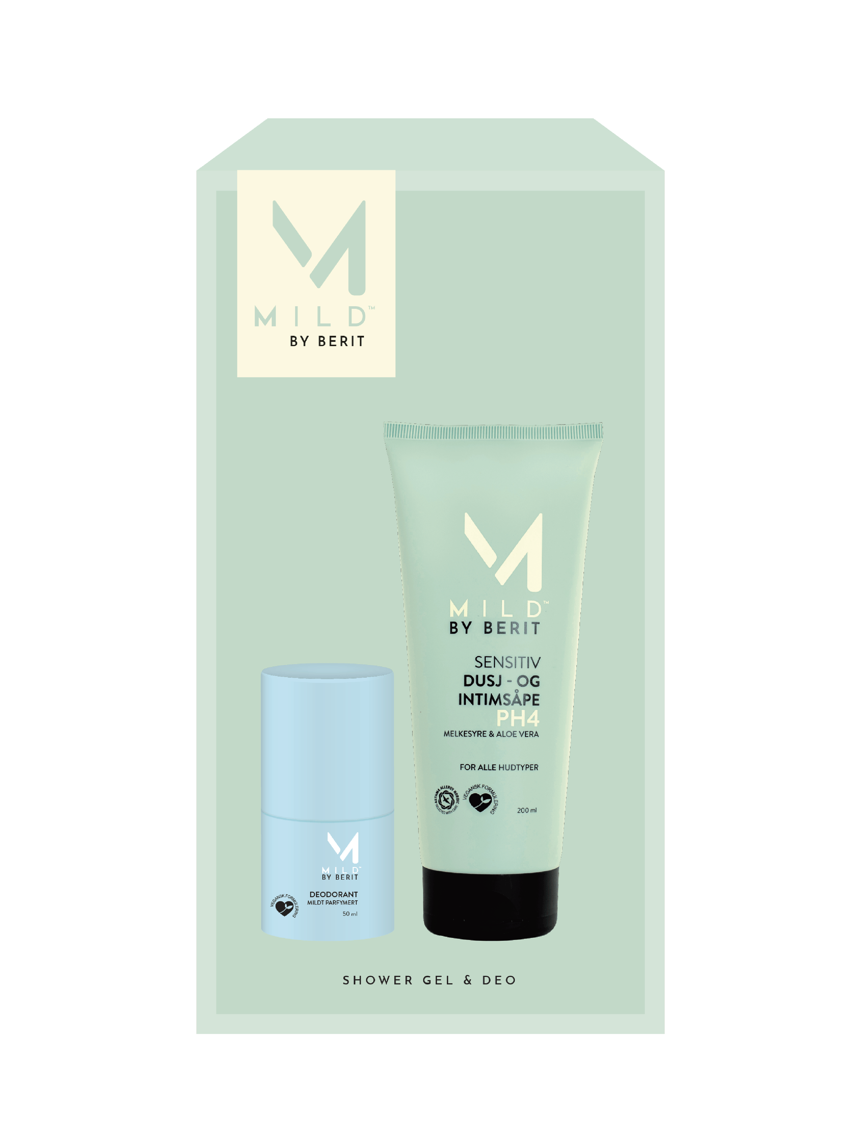 Mild by Berit Shower Gel & Deo Set, 1 stk