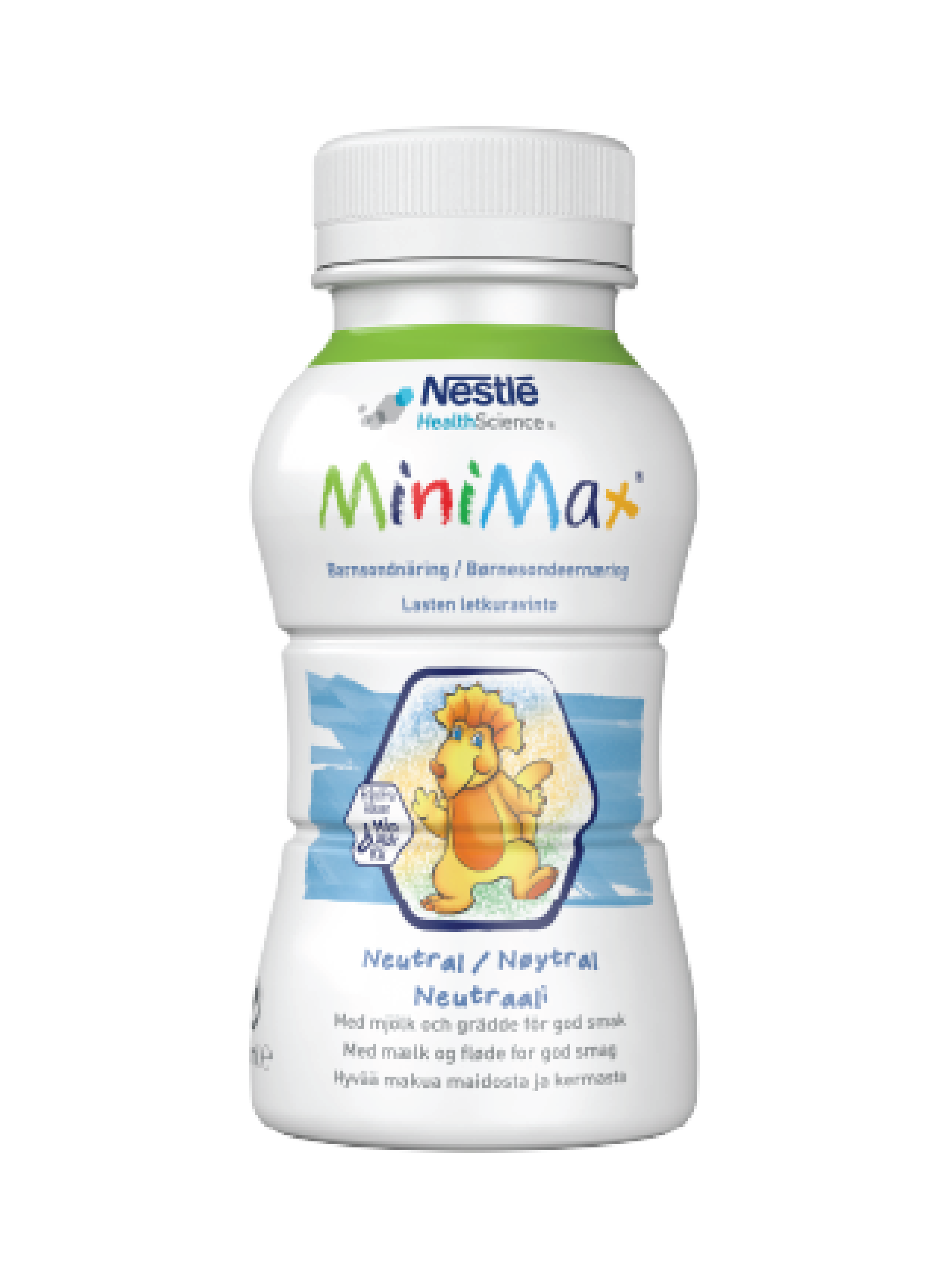Minimax Barnesondenæring/næringsdrikk for barn, Nøytral smak, 2x200 ml