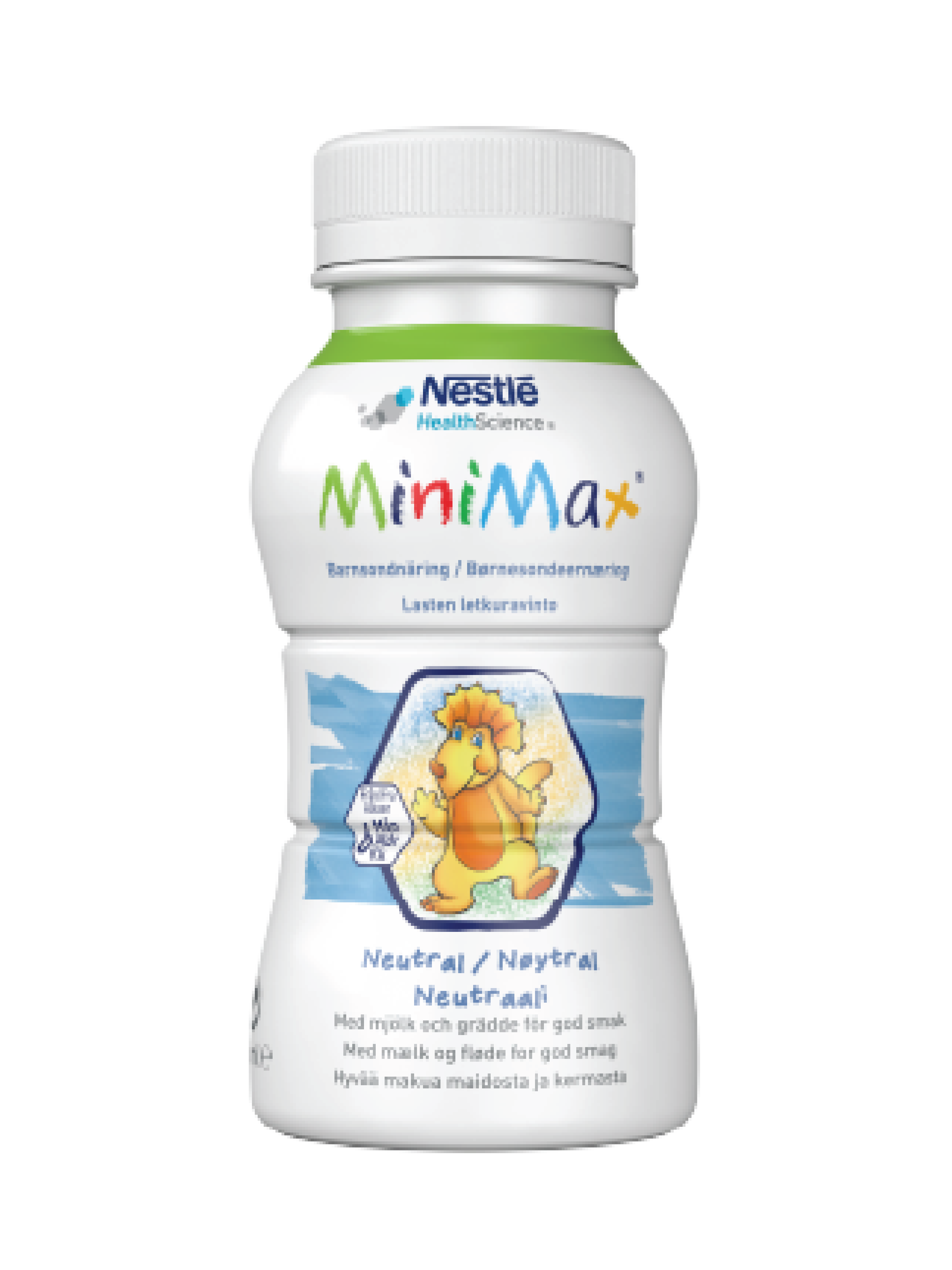 Minimax Barnesondenæring/næringsdrikk for barn, Nøytral smak, 2x200 ml
